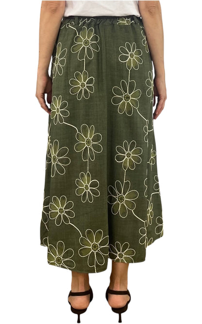 Off-On - Gonna fiori - Verde
