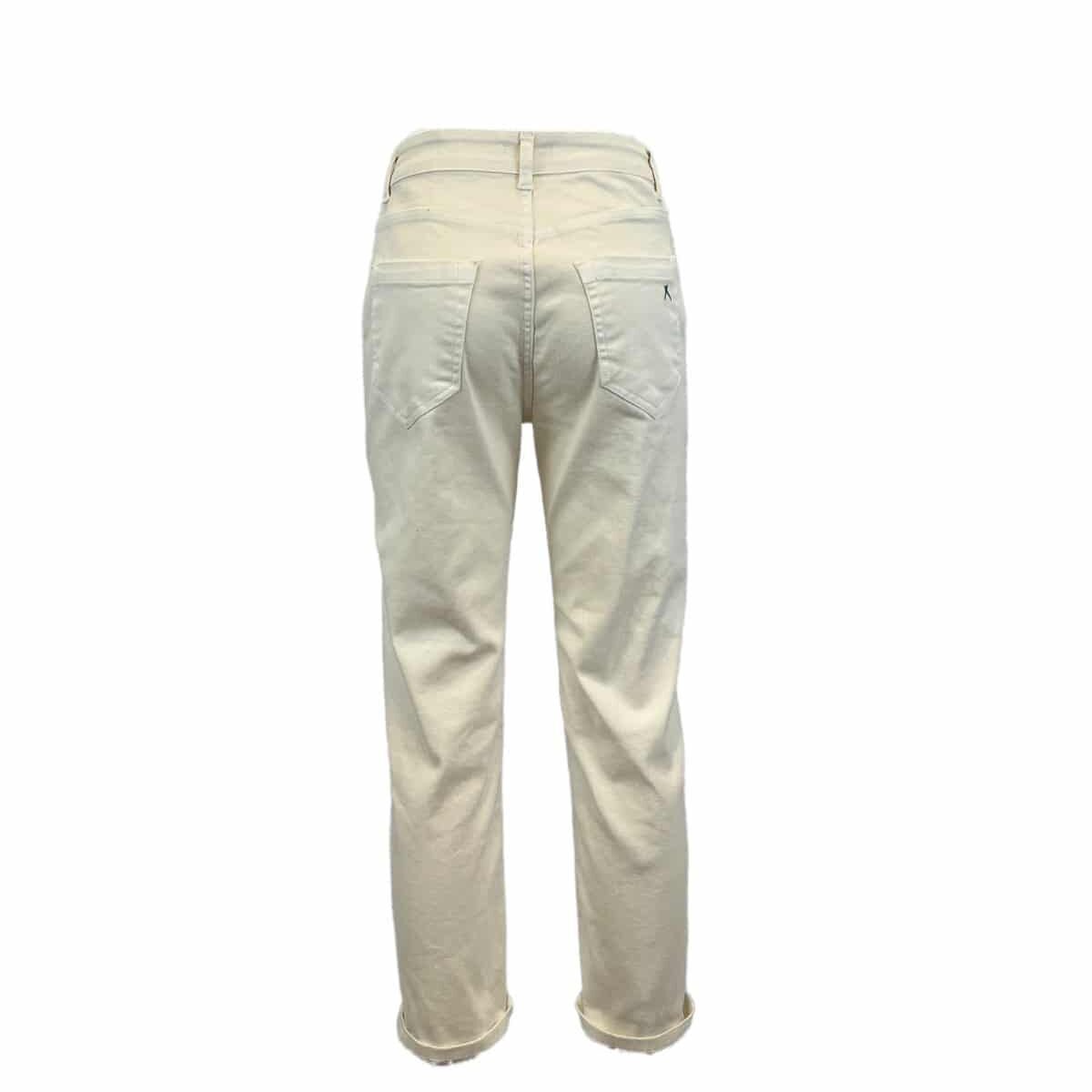 pantalone burro cotone d