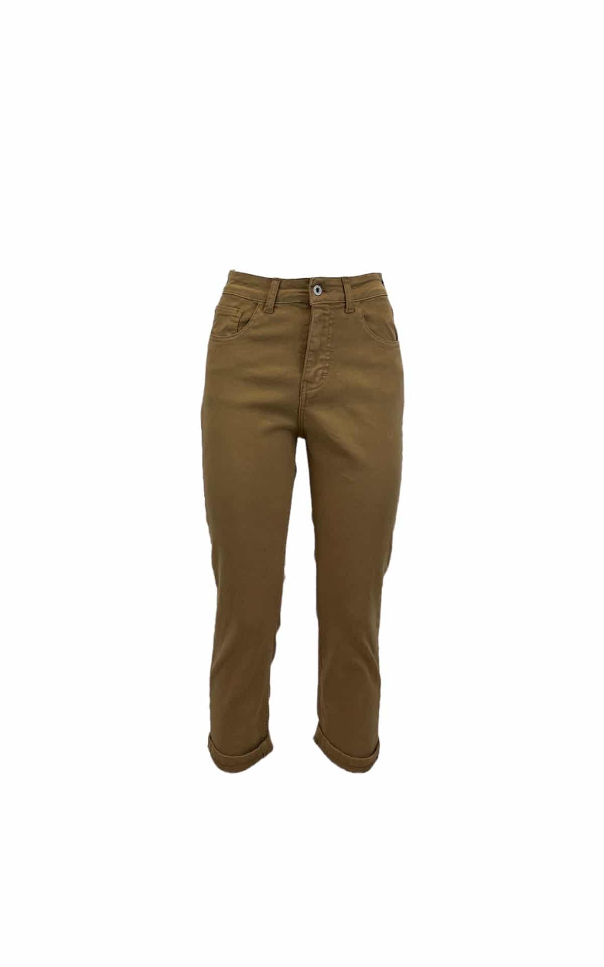 pantalone camel cotone drill Off-On