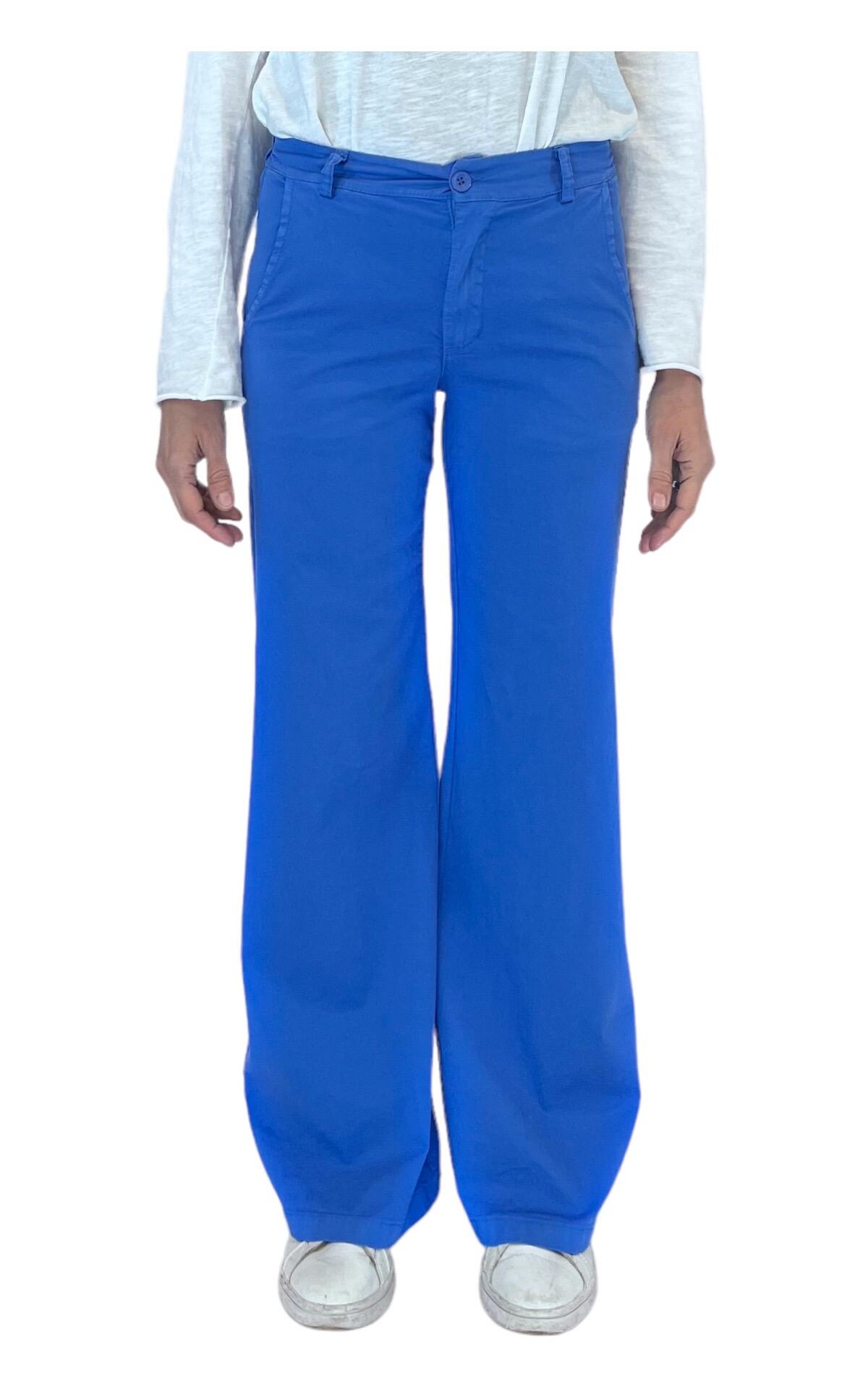 pantalone palazzo azzurro Off-On