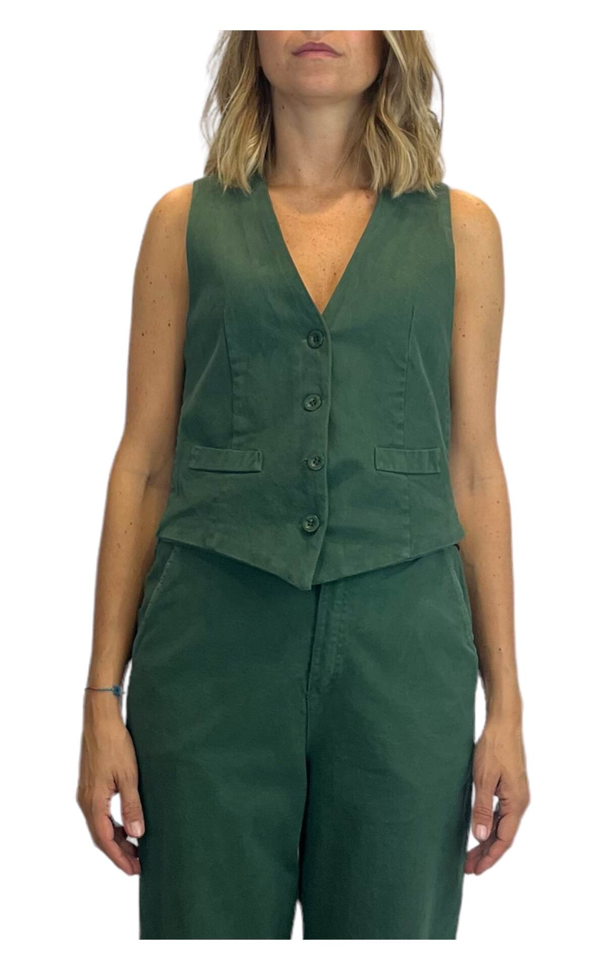 Off-On - Gilet - verde