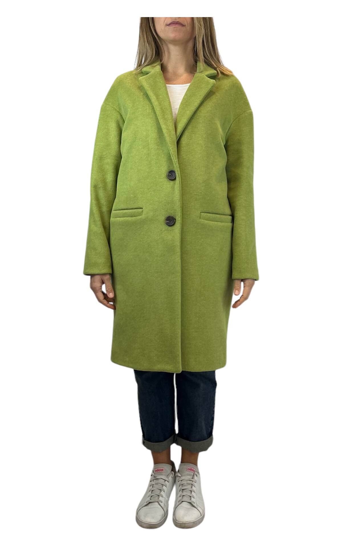 Susan Di - Cappotto in lana - lime