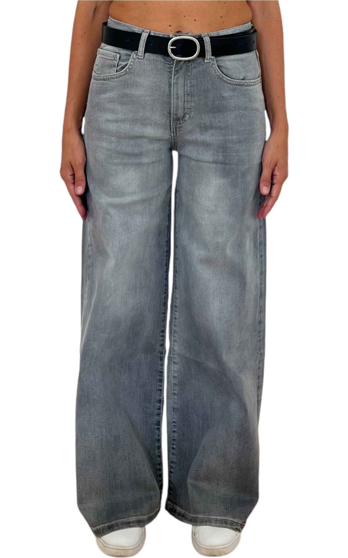 Initial - jeans grigio chiaro - NIA