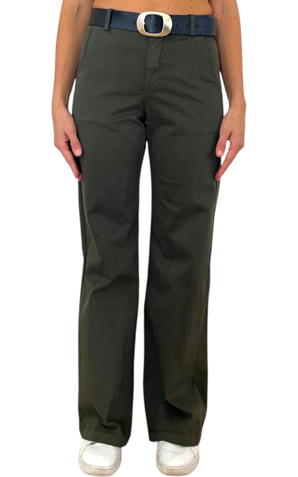 Off-On - Pantalone palazzo Betty - verde