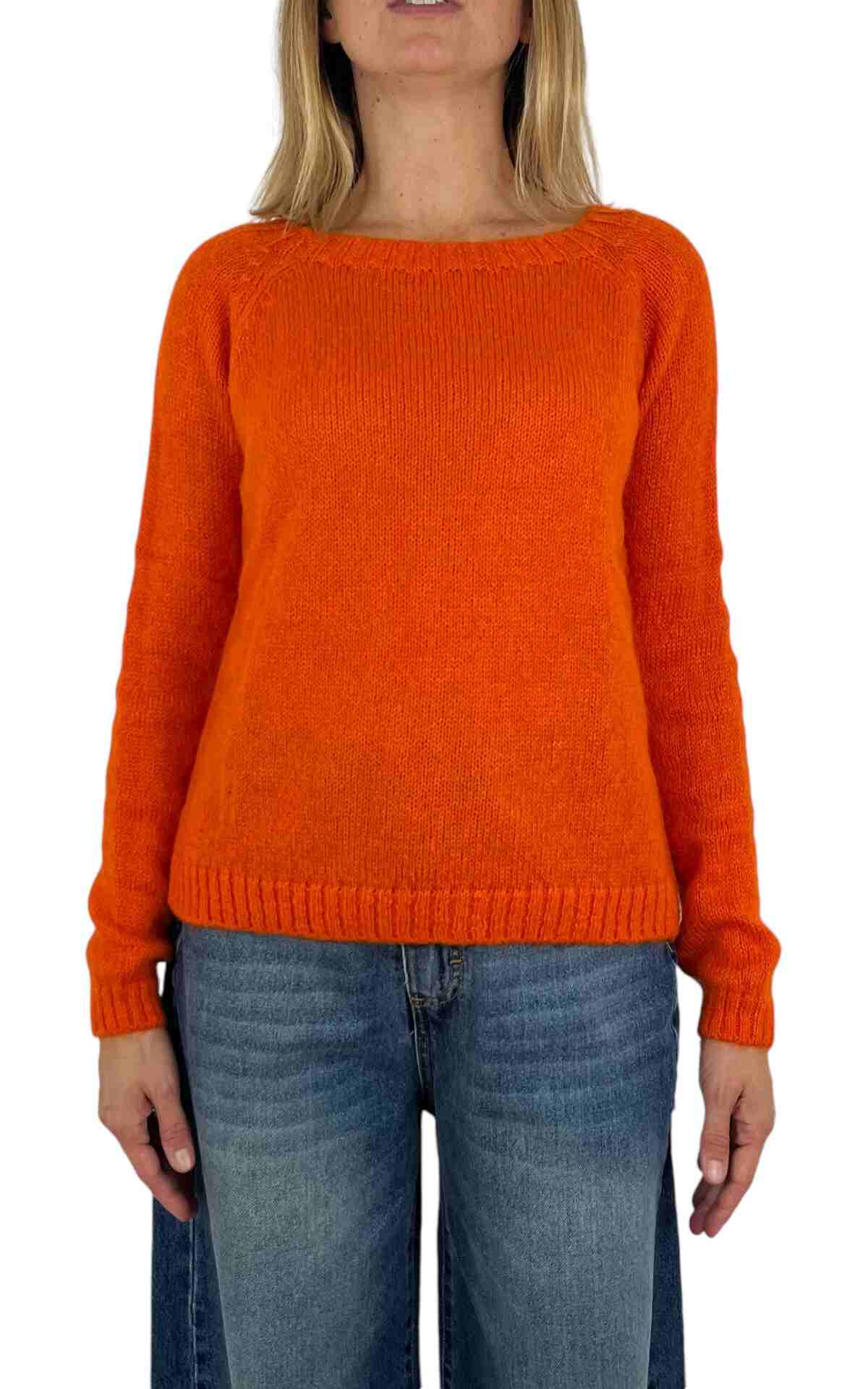 Off-On - Maglia scatola - arancio