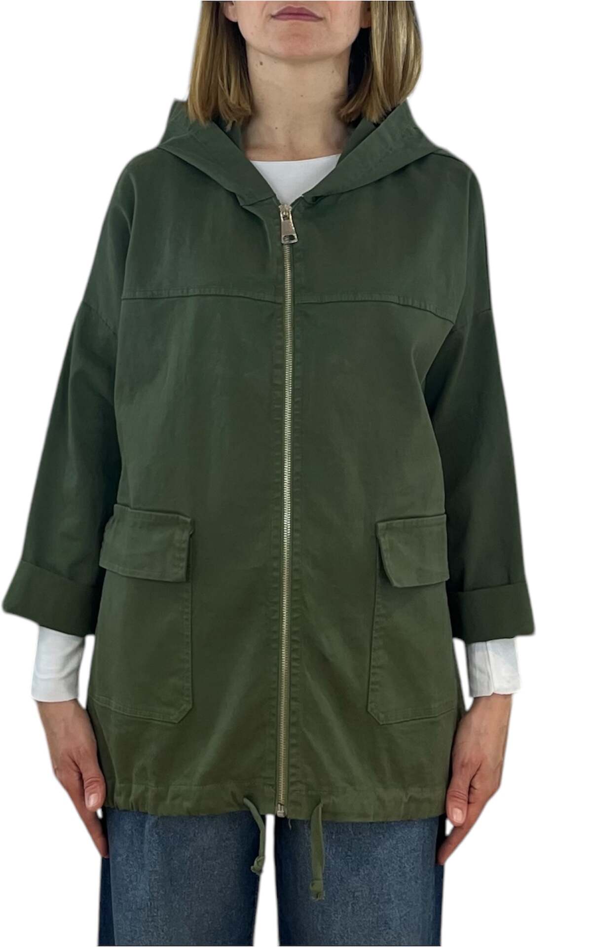 Initial - Parka lungo - Verde