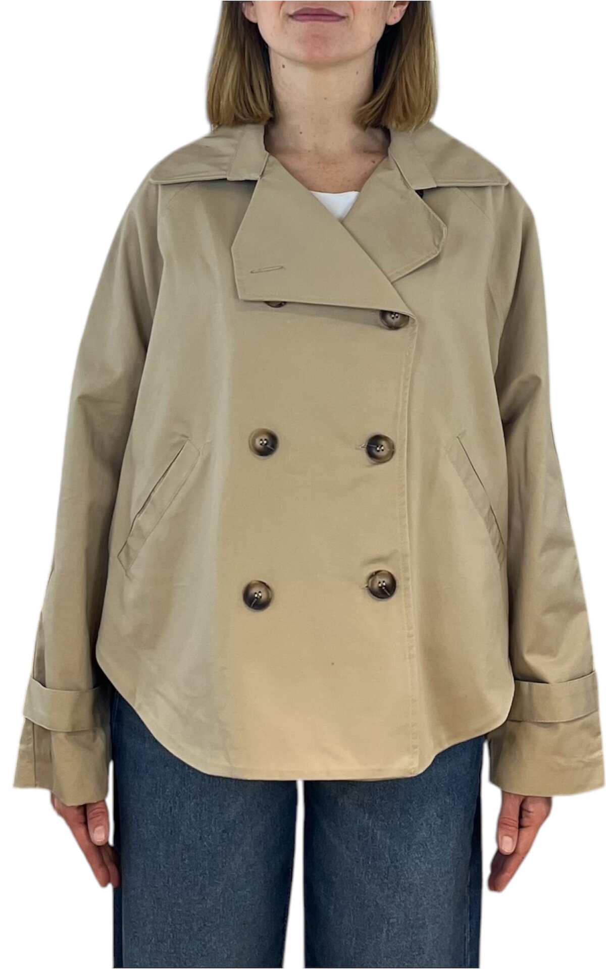 Off-On - Trench corto - beige