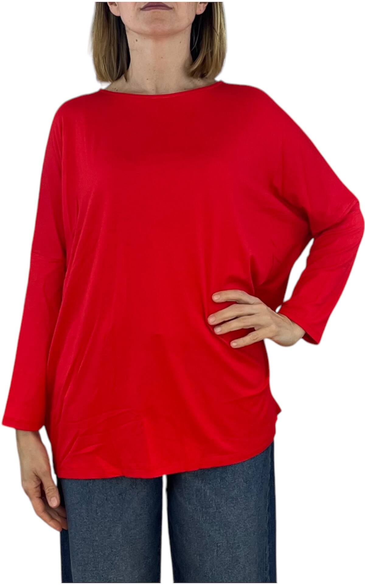 Initial - t-shirt over - Rosso