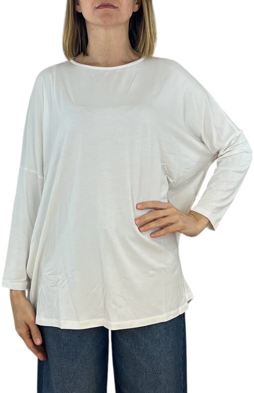 Initial - t-shirt over - Bianco