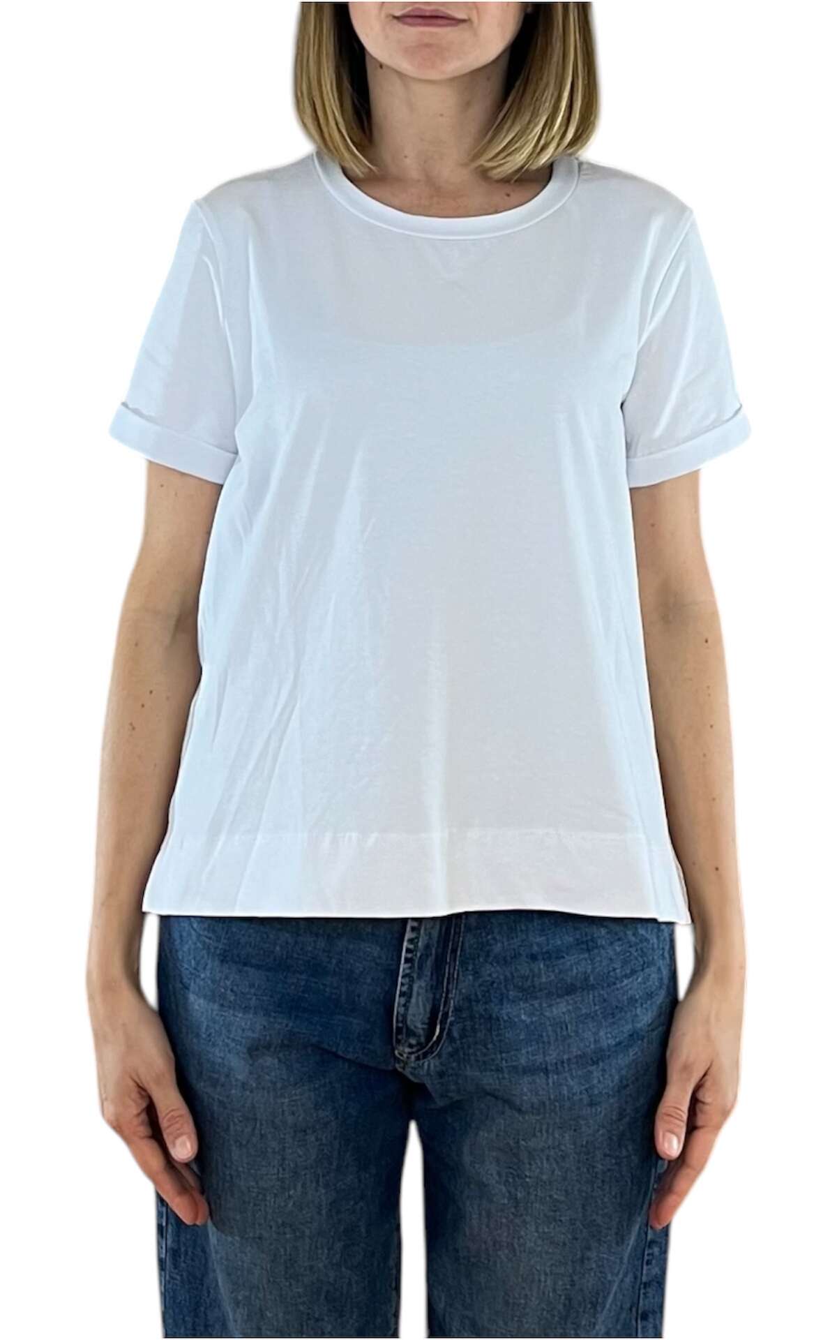 Off-on – T-shirt scatola – Bianco