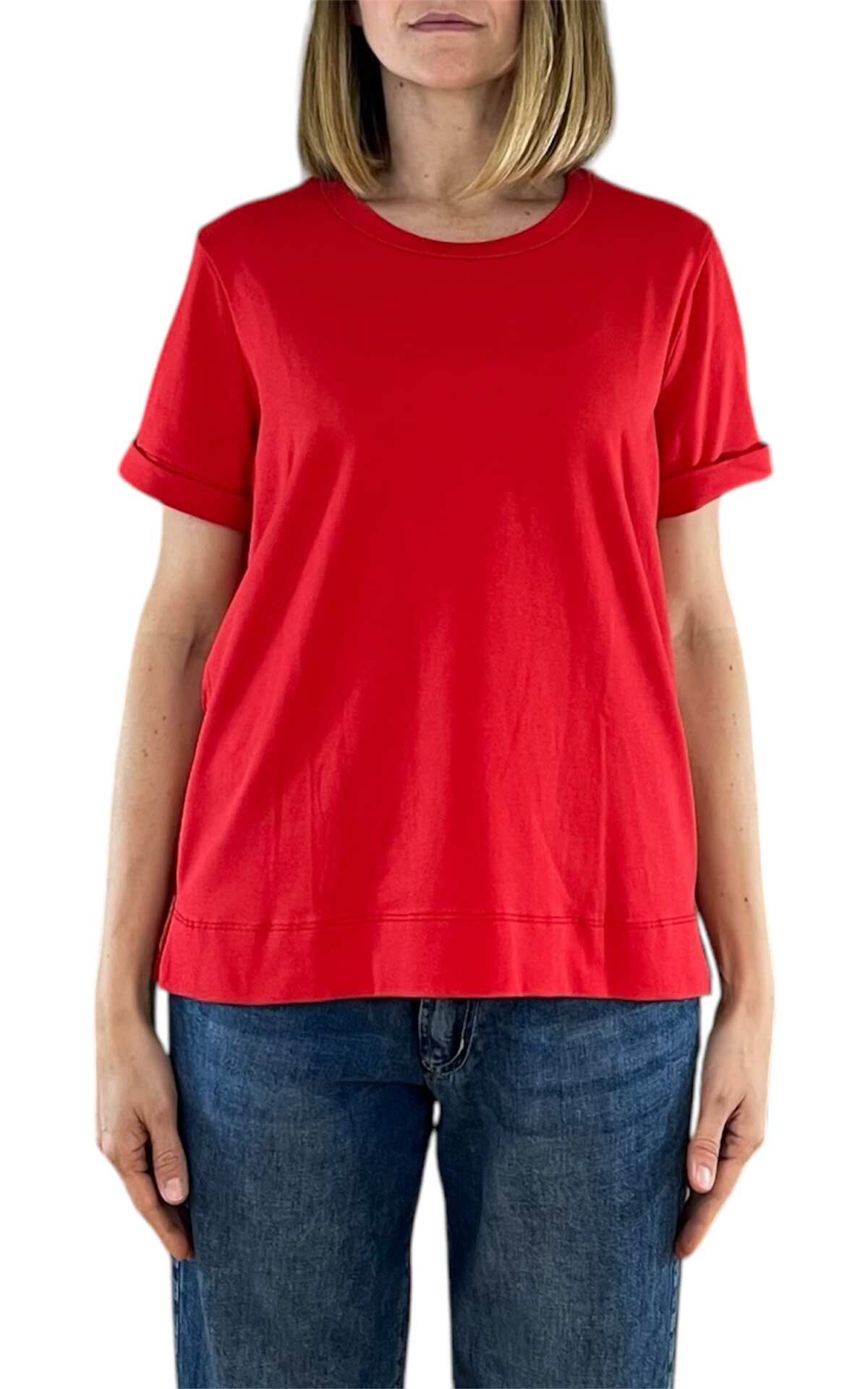 Off-on – T-shirt scatola – Rosso