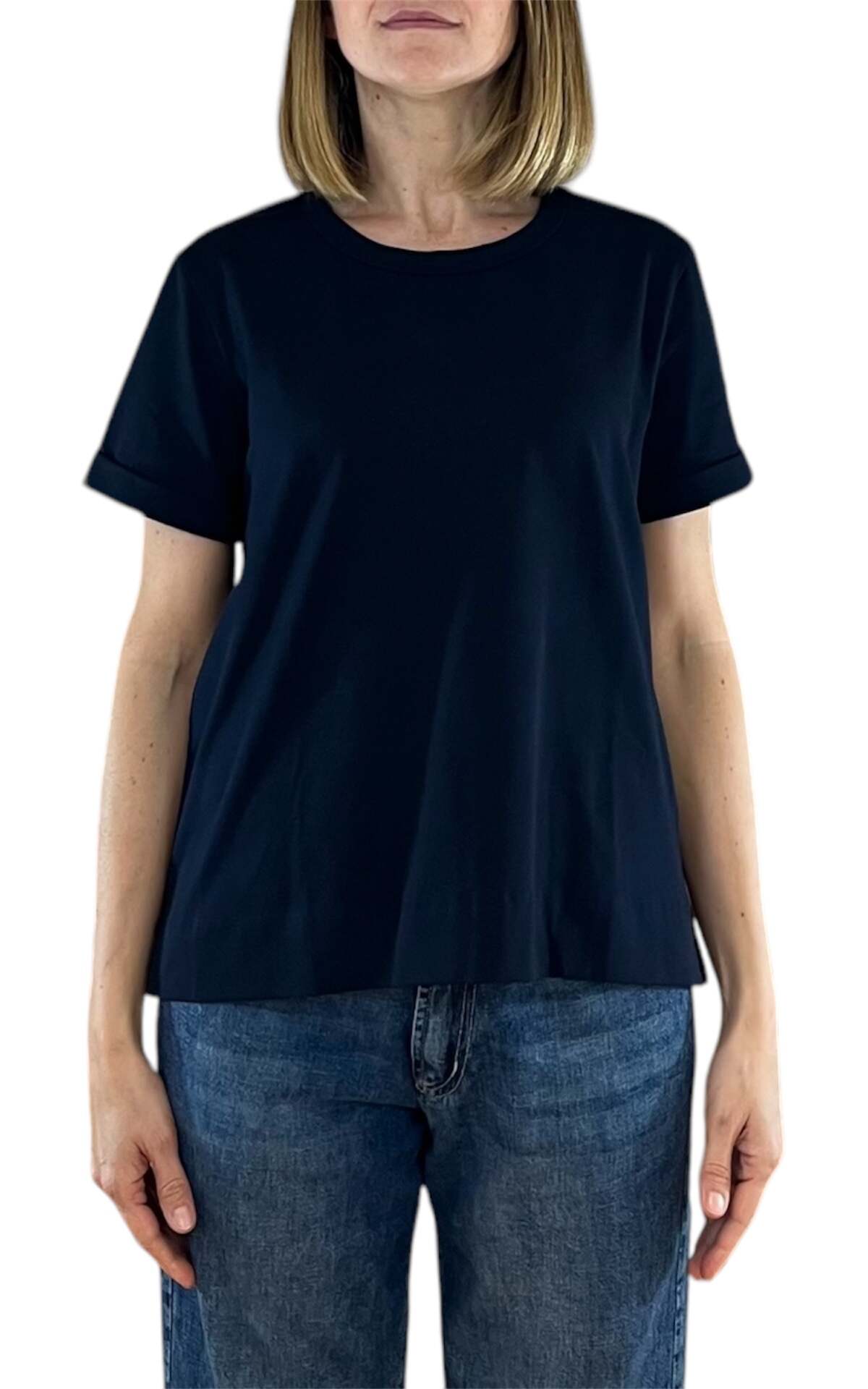 Off-on – T-shirt scatola – Blu