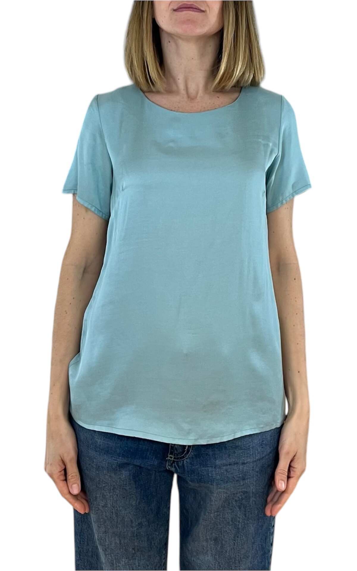 Wu'Side - blusa - verde acqua