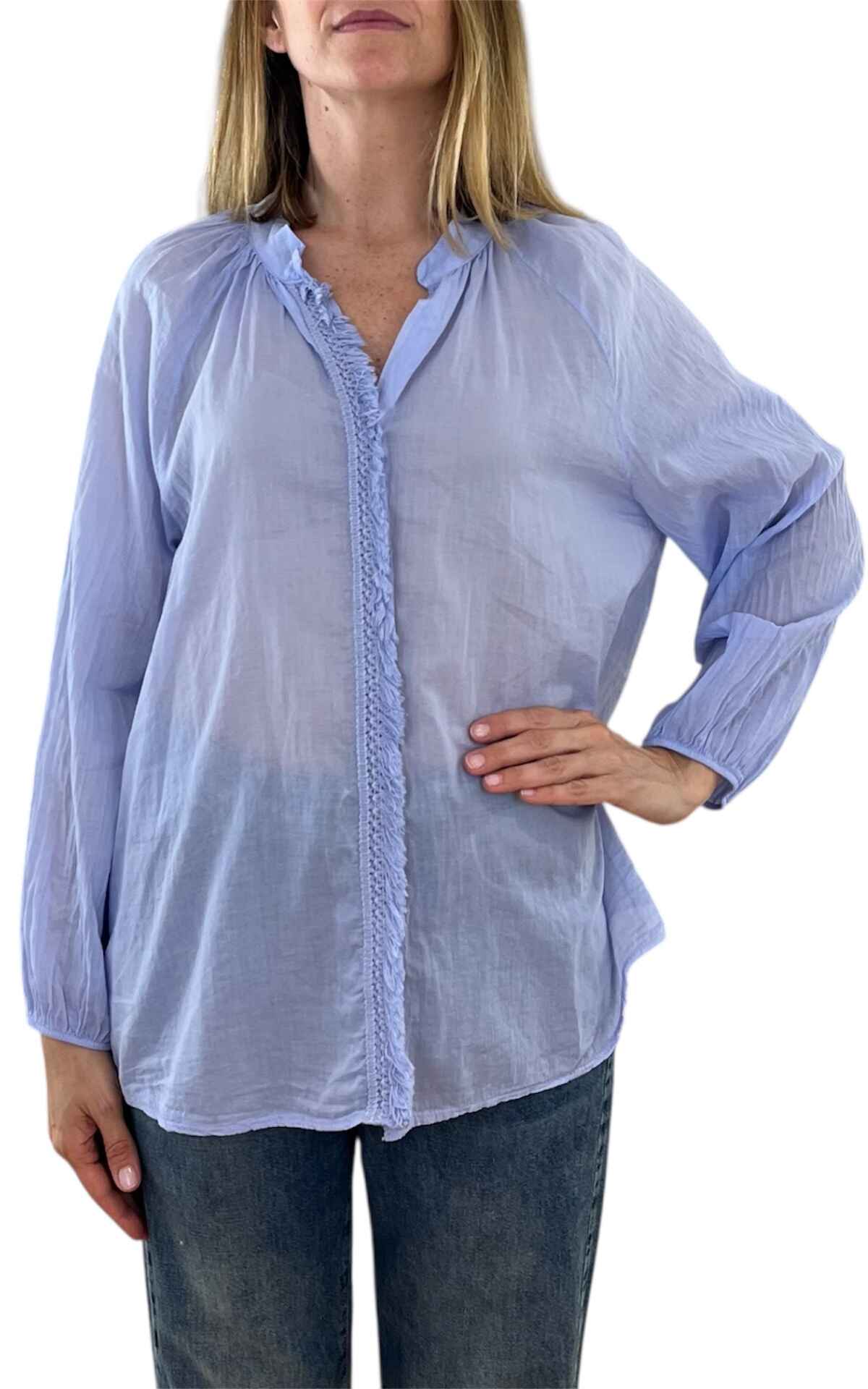 Off-On - Camicia passamaneria - lavanda