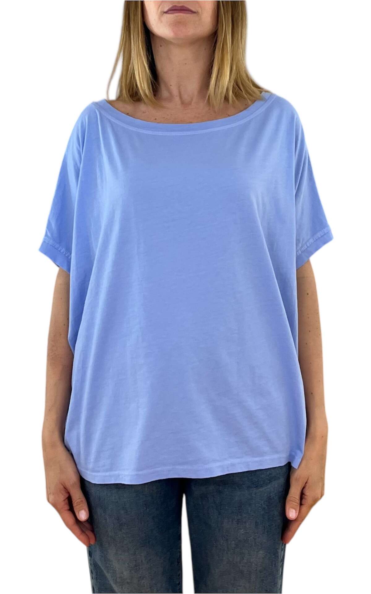 Off-On - t-shirt over cotone - lavanda