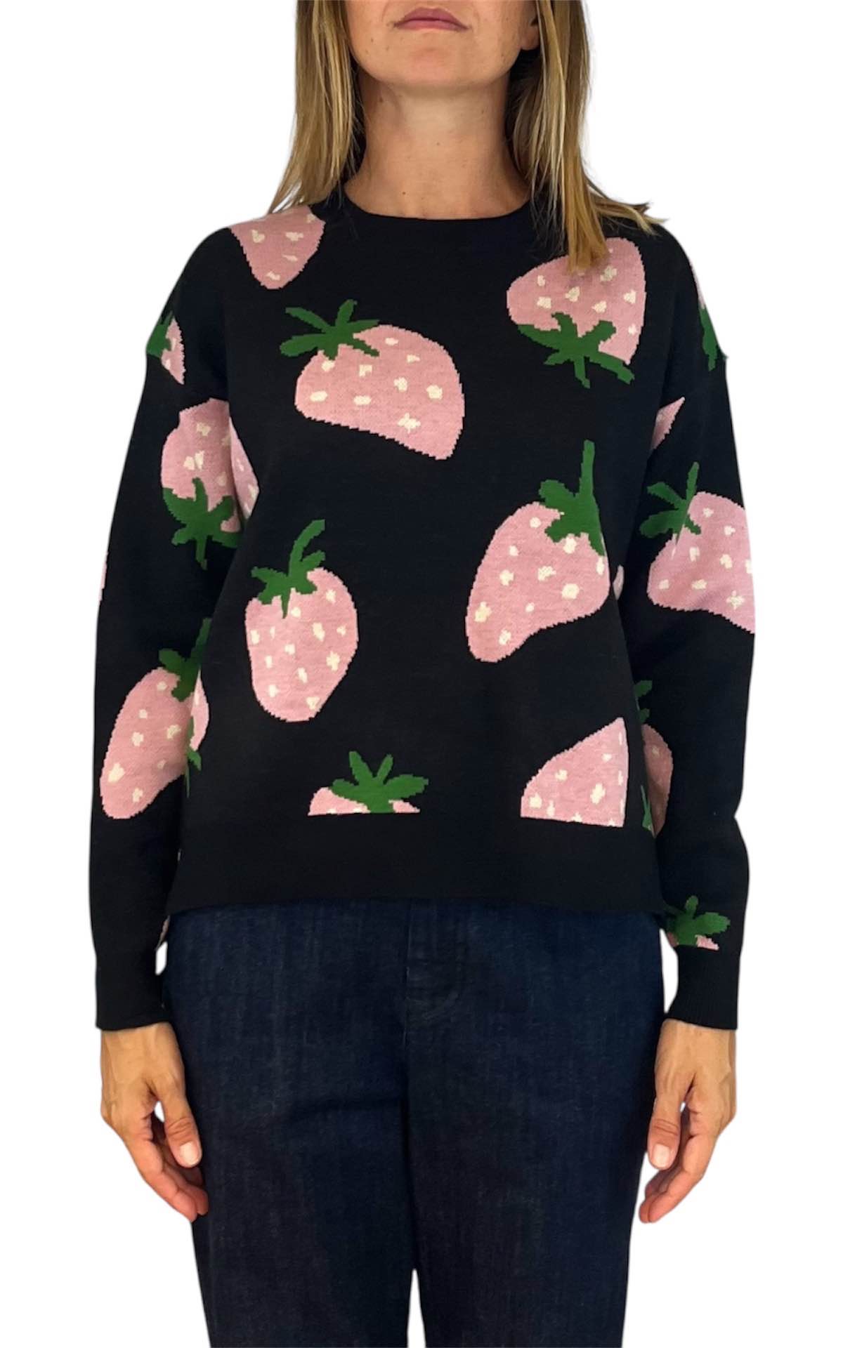 Compañia Fantastica - Maglia fragole - nero