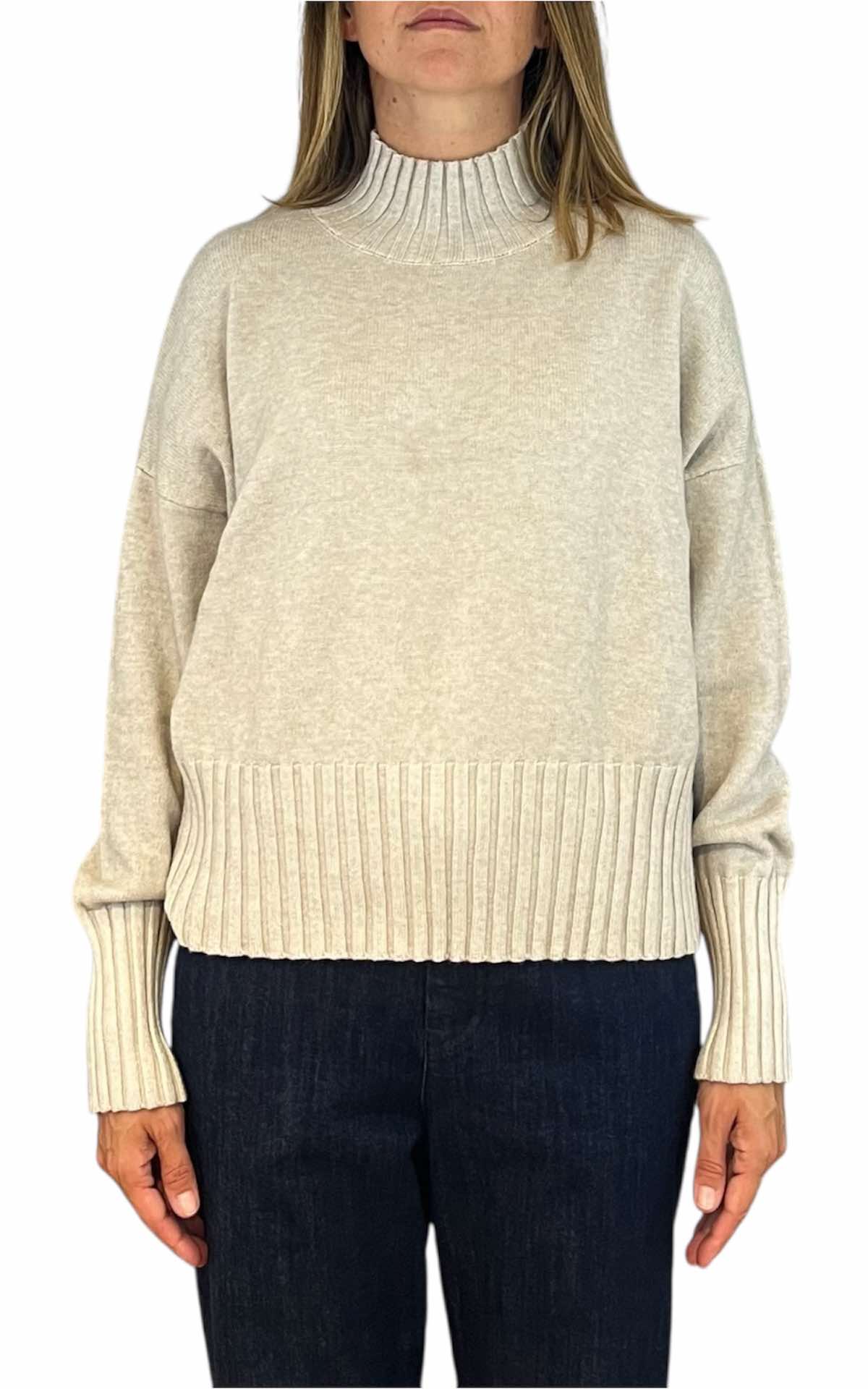 Initial - Maglia lupetto - burro