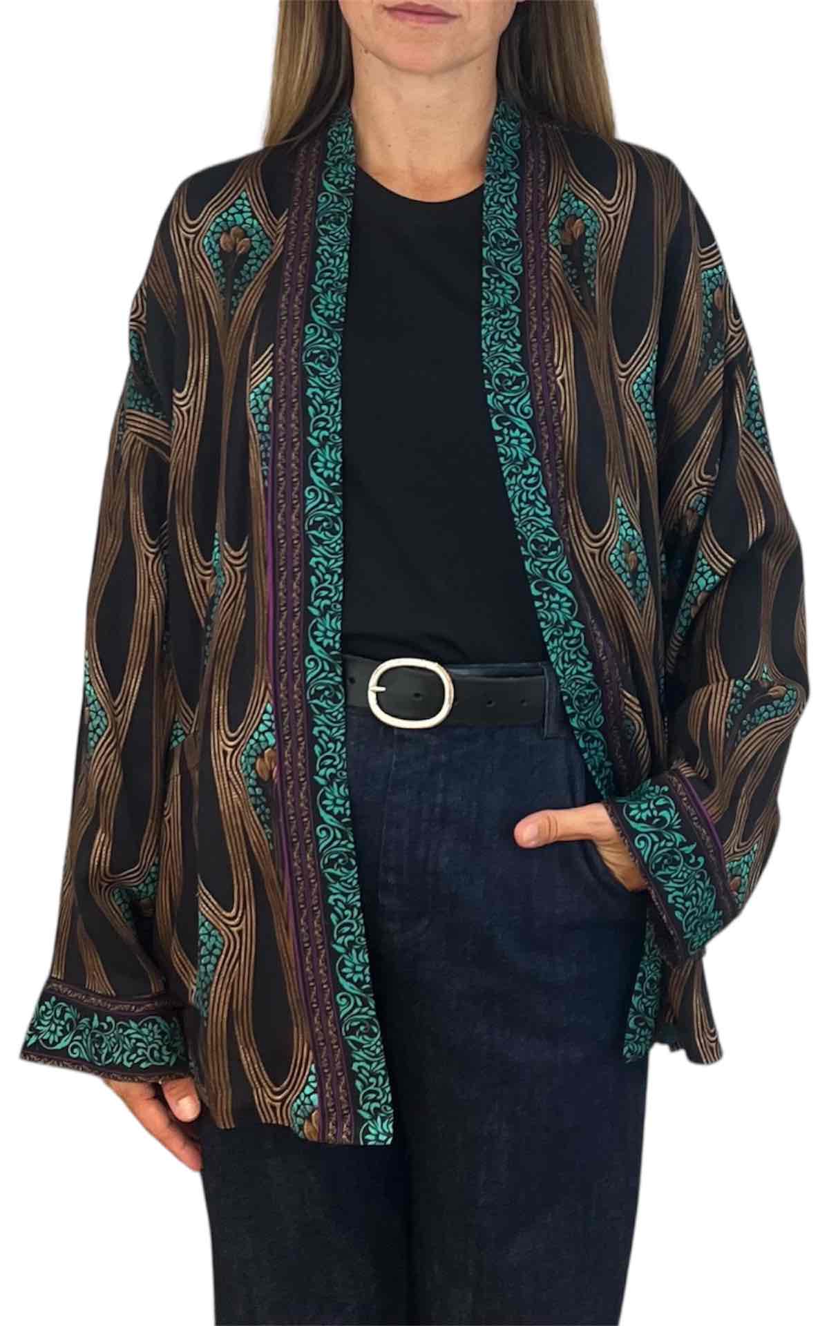 Wu'Side – Kimono corto - Ottanio