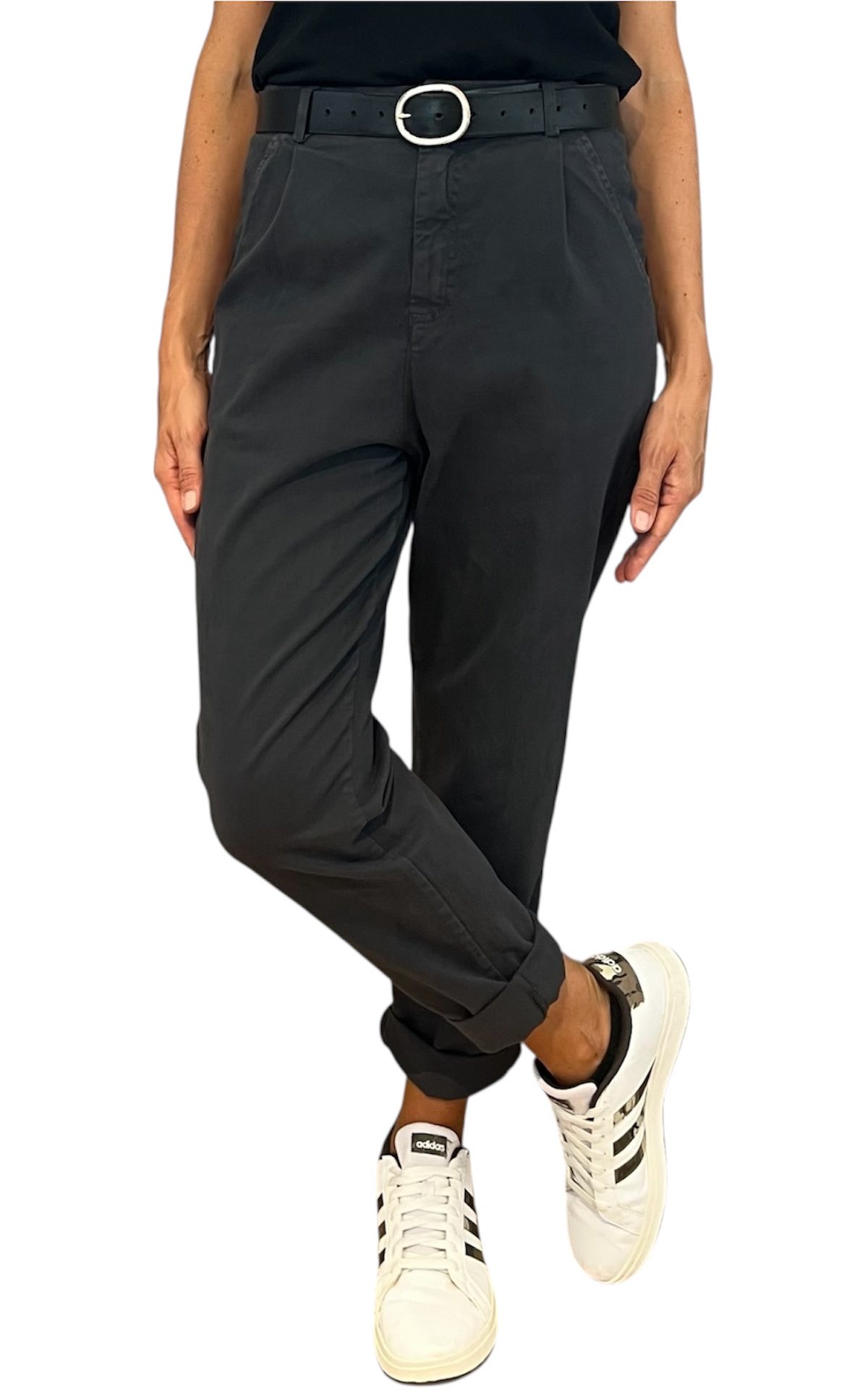 Off-On - Pantalone boyfriend JOELLE - grigio