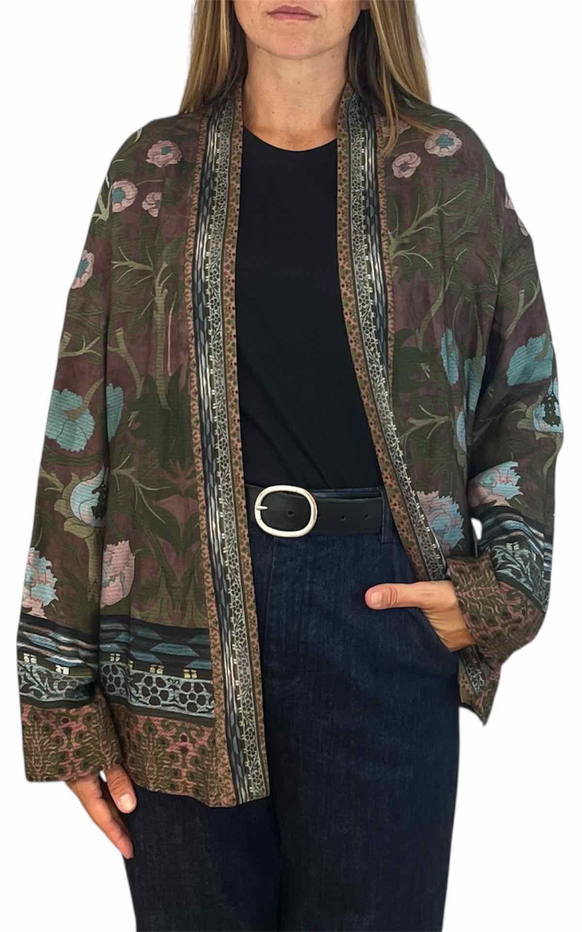 Wu'Side – Kimono corto - verde