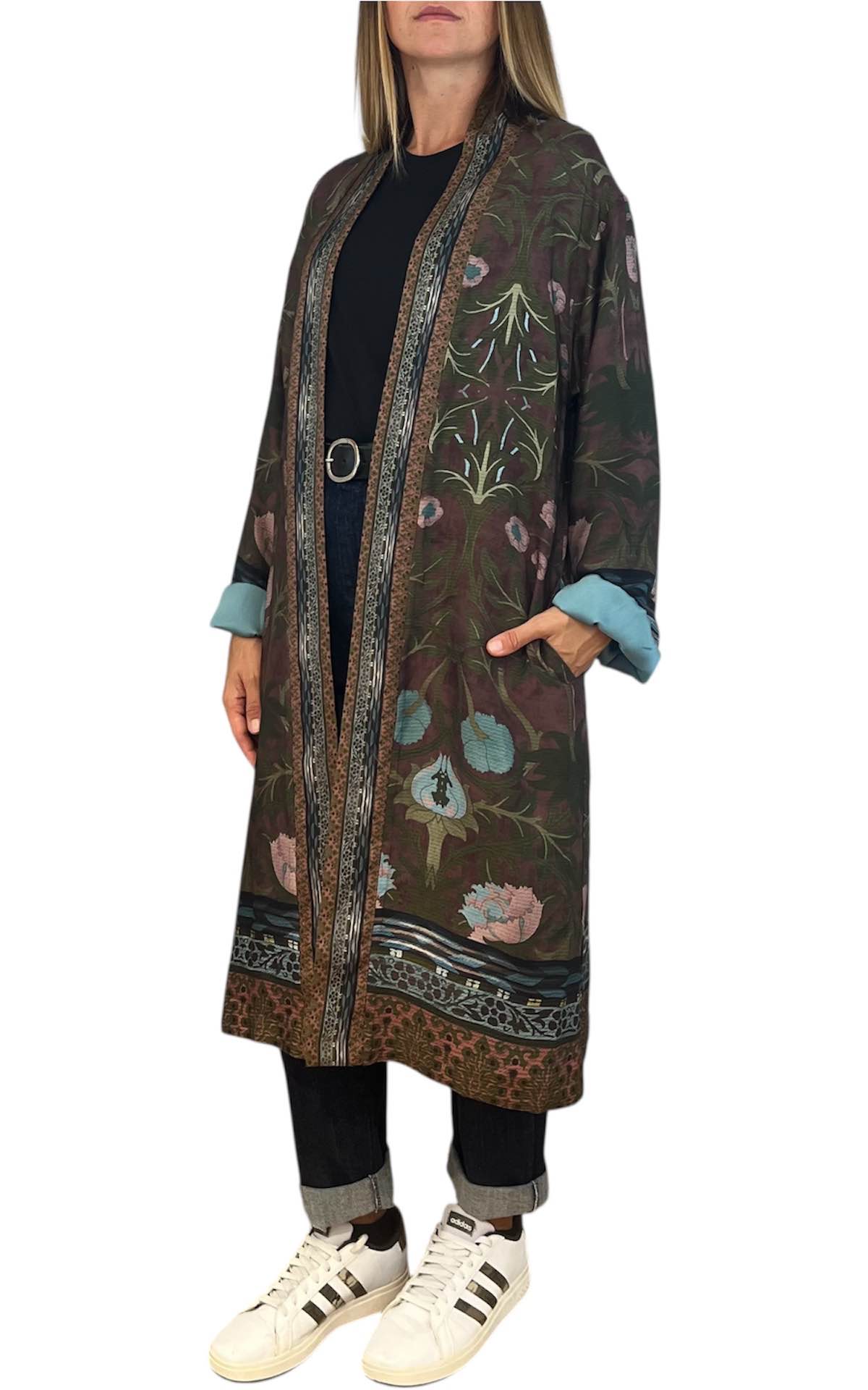 Wu’Side – Kimono lungo - verde