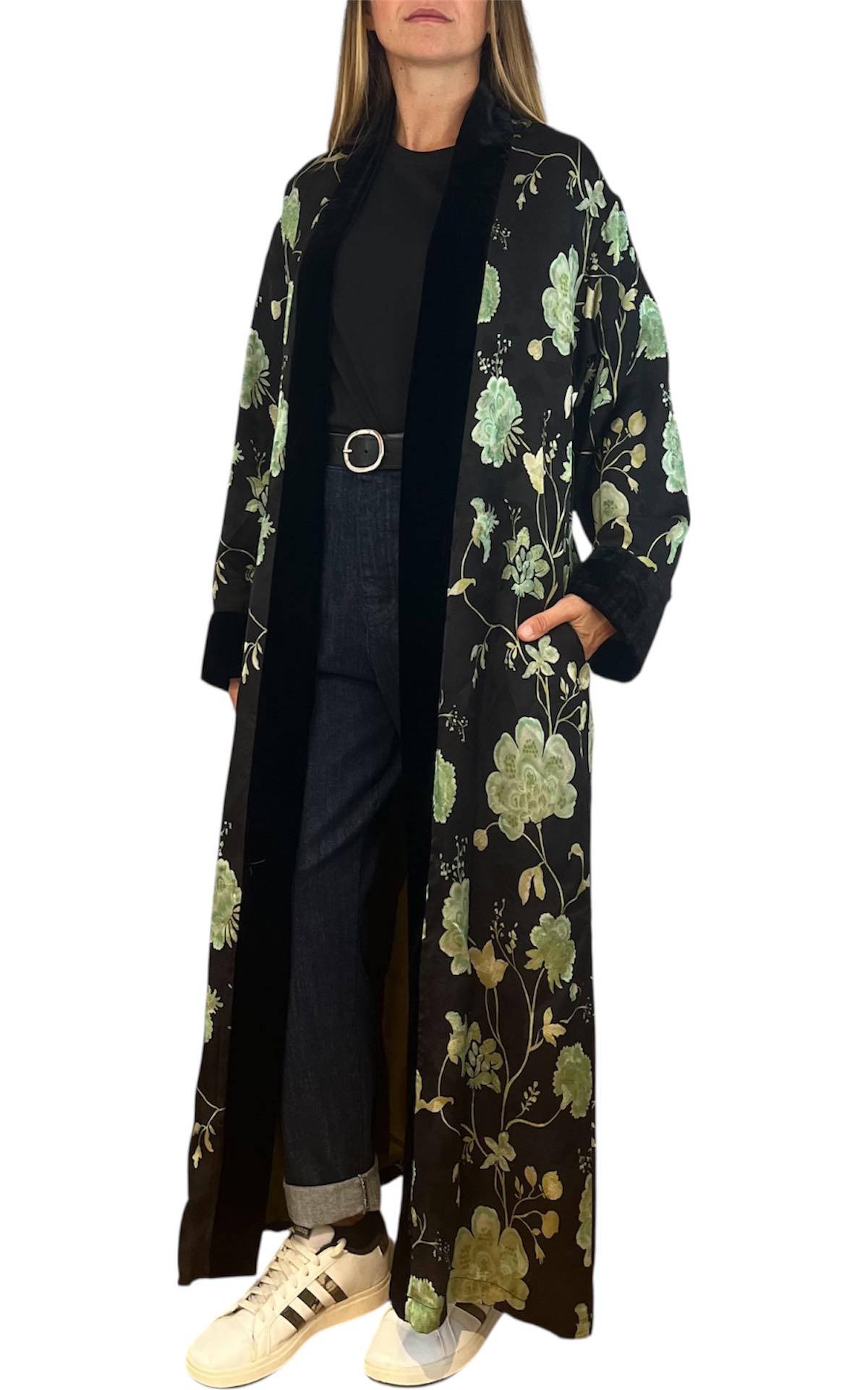 Wu’Side – Kimono lungo - nero