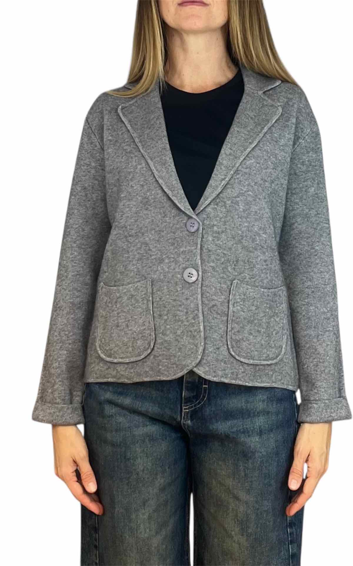 Initial - Giacca in maglia - grigio chiaro