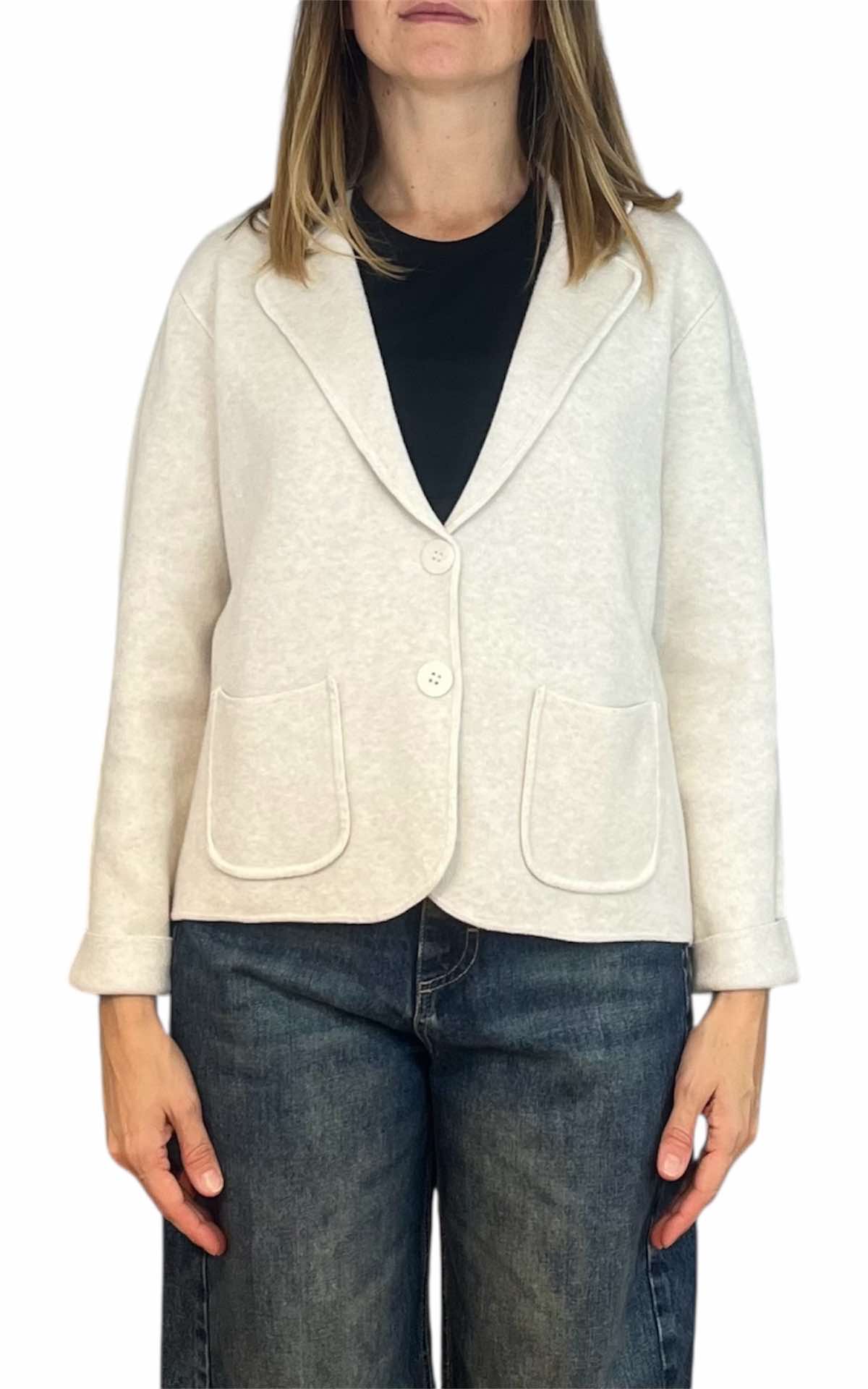 Initial - Giacca in maglia - burro
