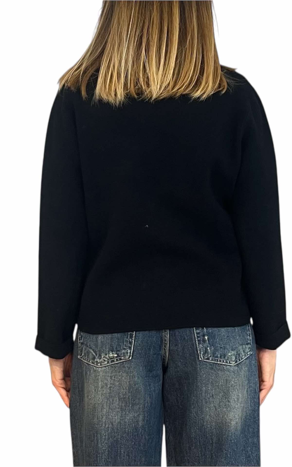 Initial - Giacca in maglia - nero