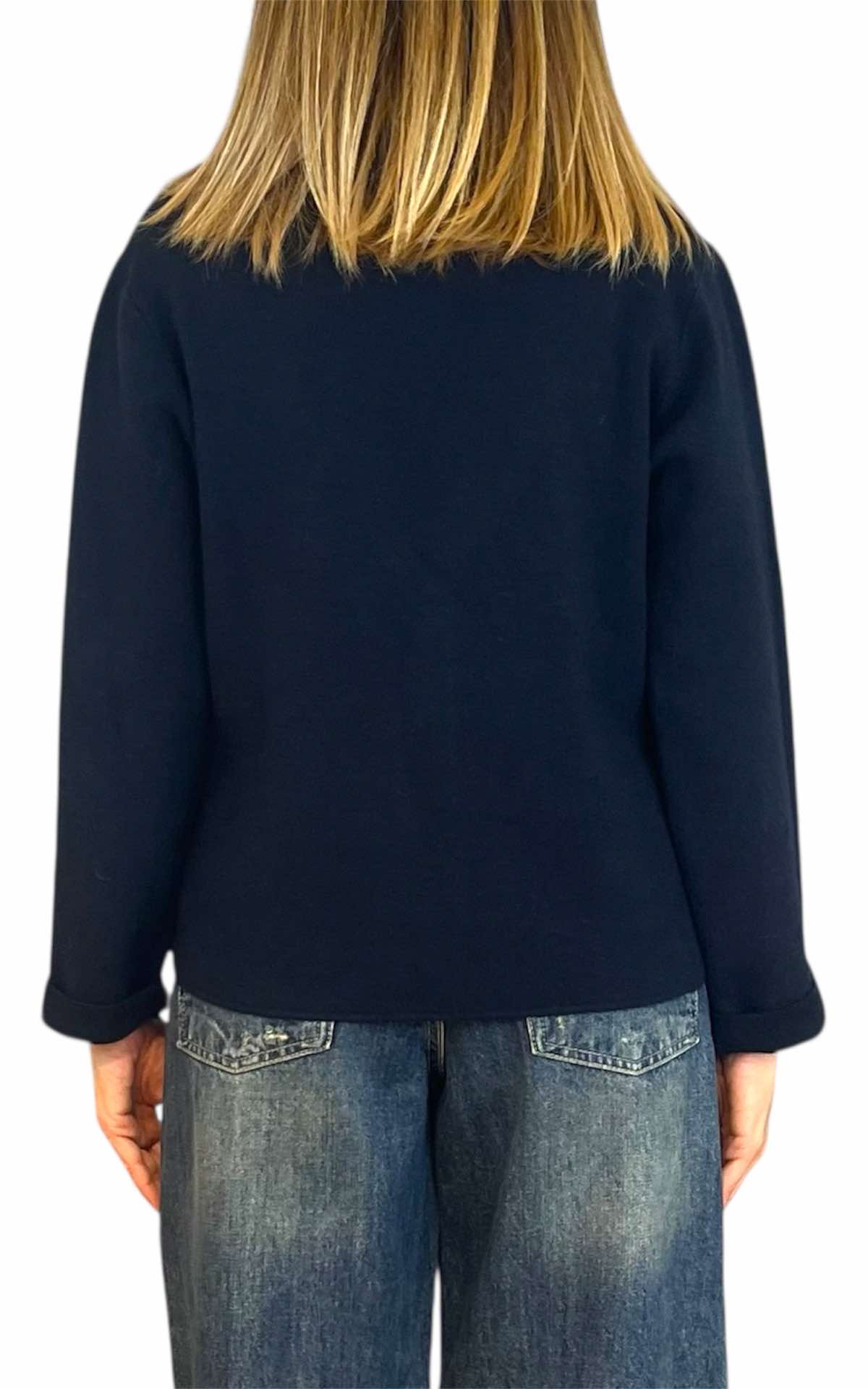 Initial - Giacca in maglia - blu