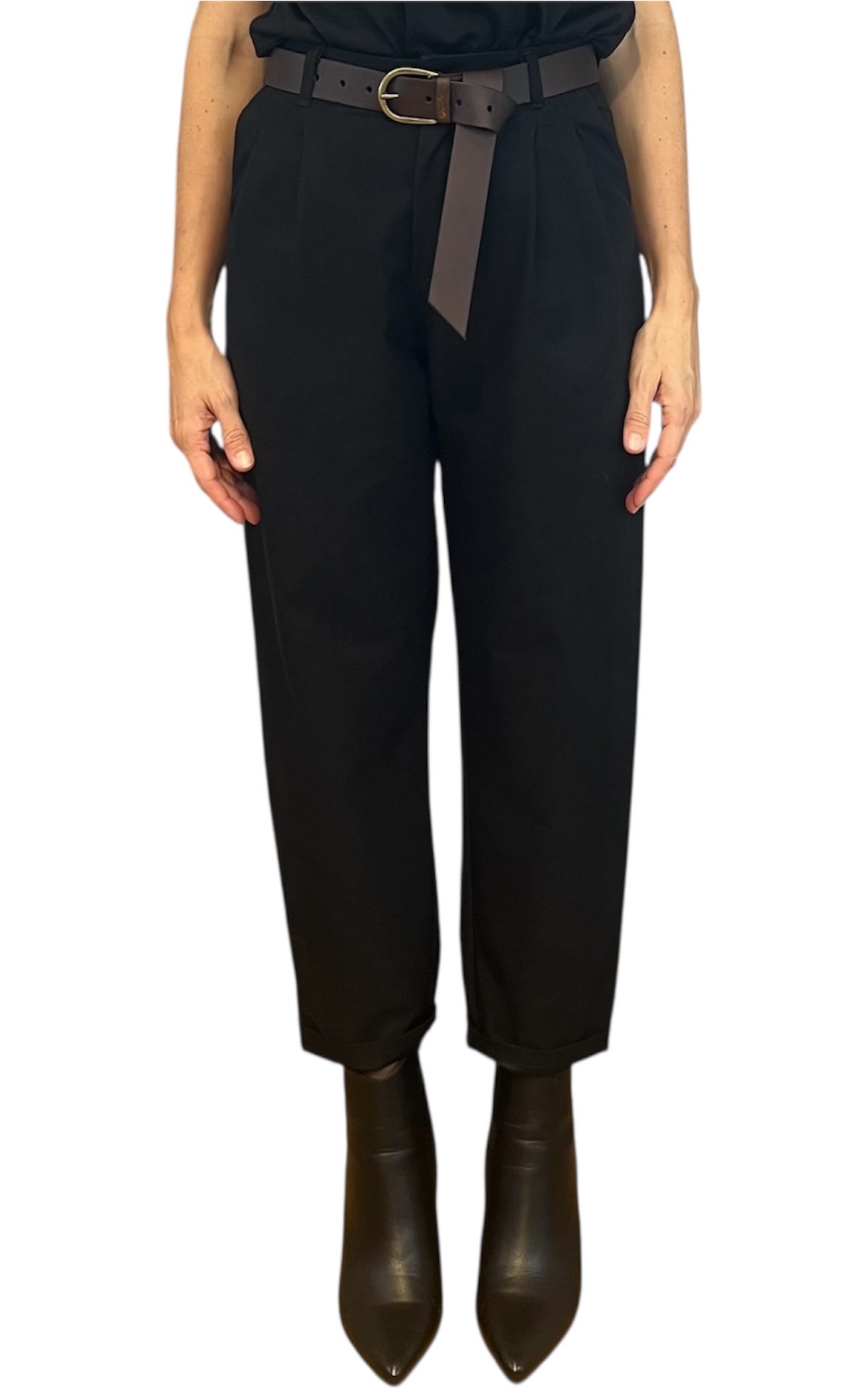 Off-On - Pantalone pences - nero