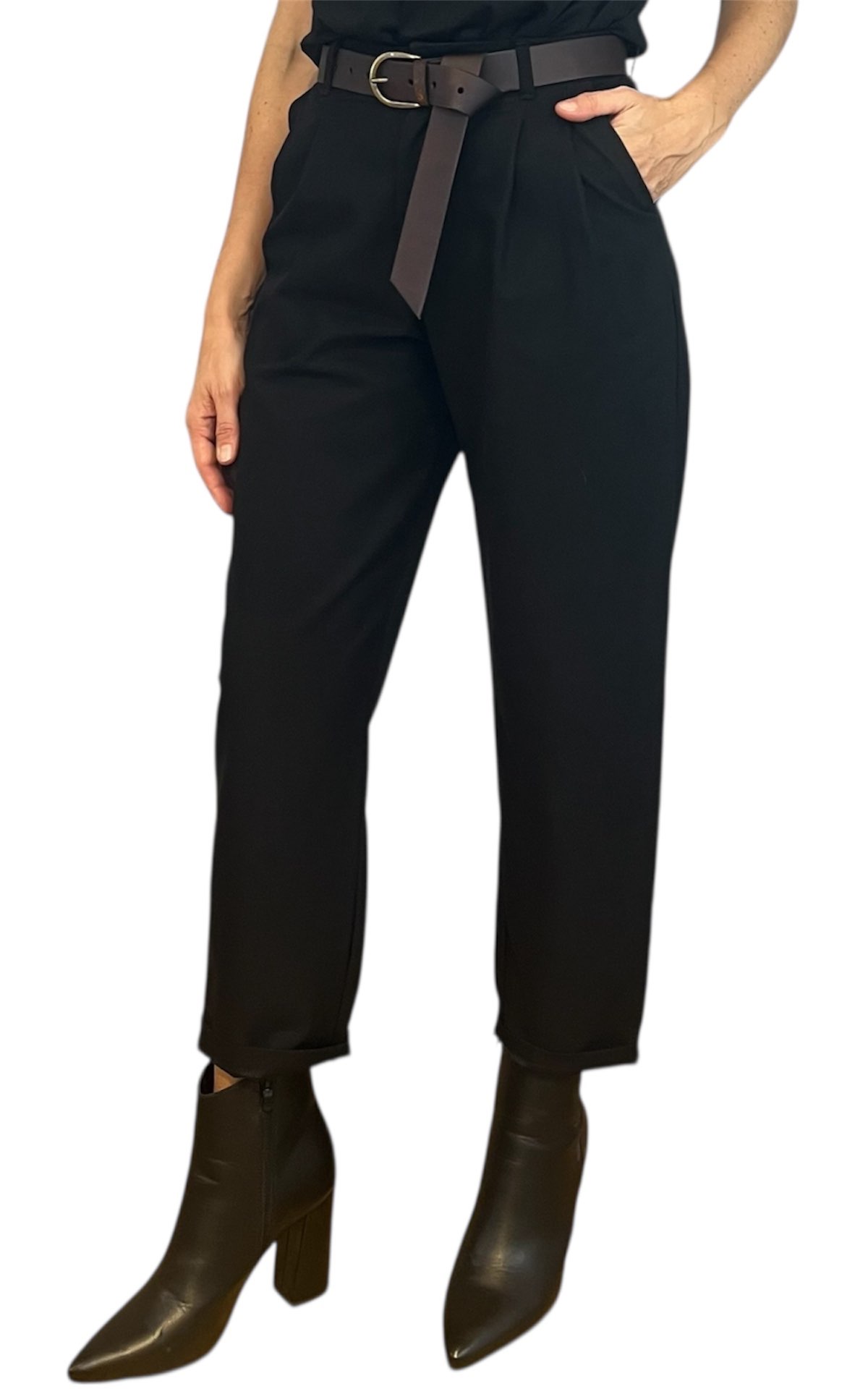 Off-On - Pantalone pences - nero