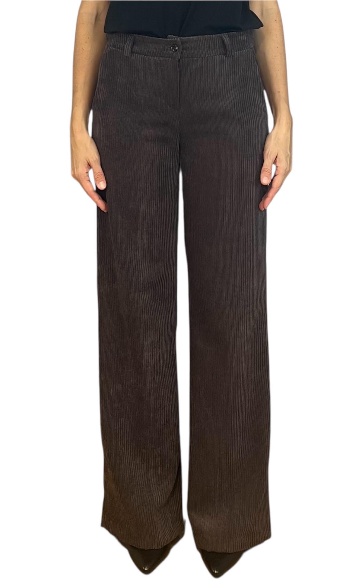 Susan Di - Pantalone velluto rocciatore - moro