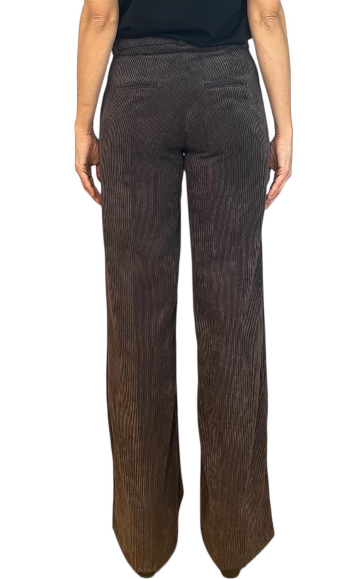Susan Di - Pantalone velluto rocciatore - moro