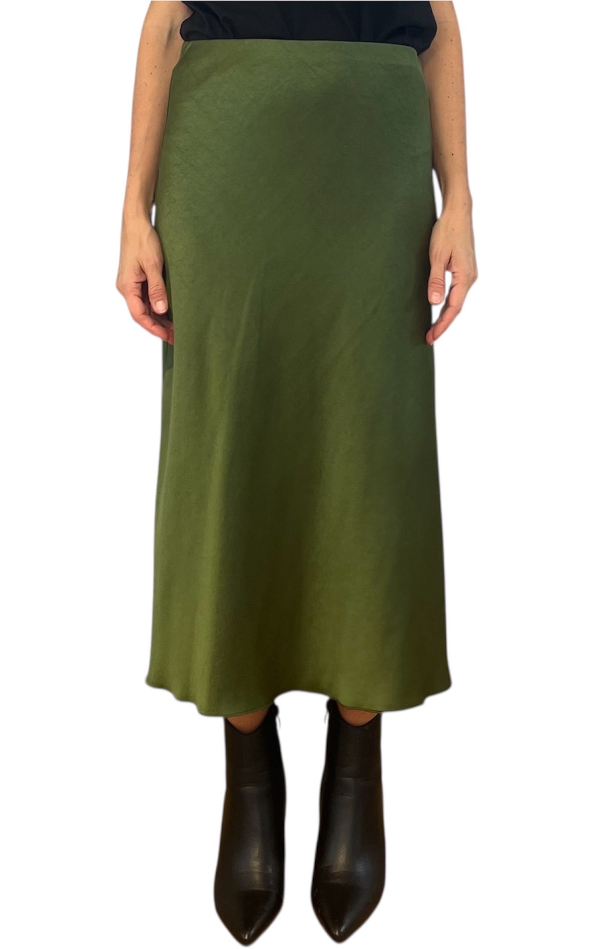 Susan di - Gonna in satin - verde