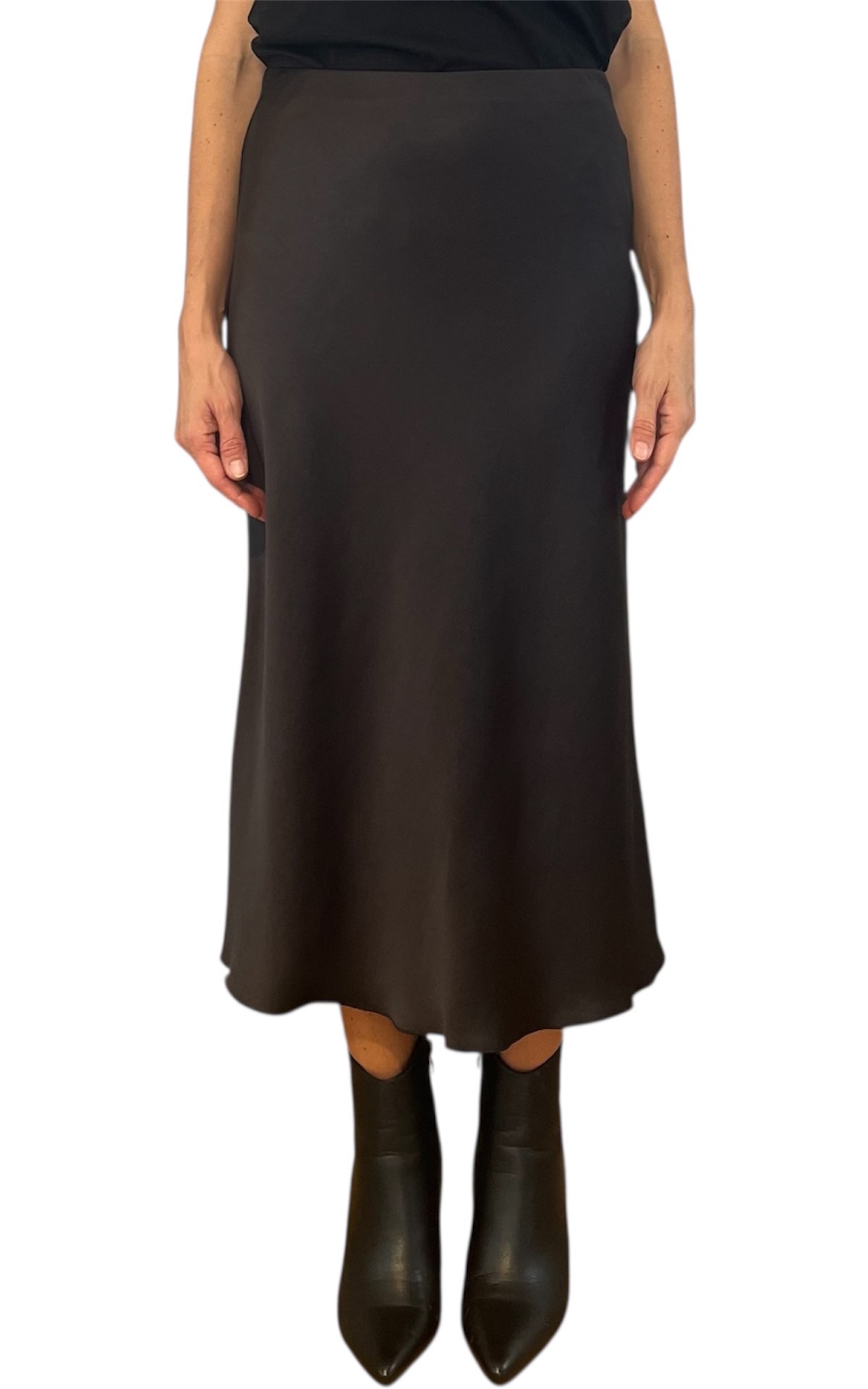 Susan di – Gonna in satin – nero