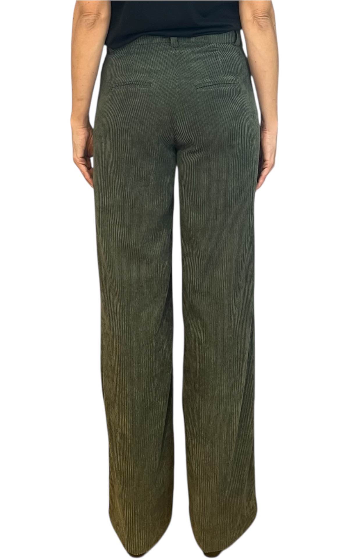 Susan Di - Pantalone velluto rocciatore - verde