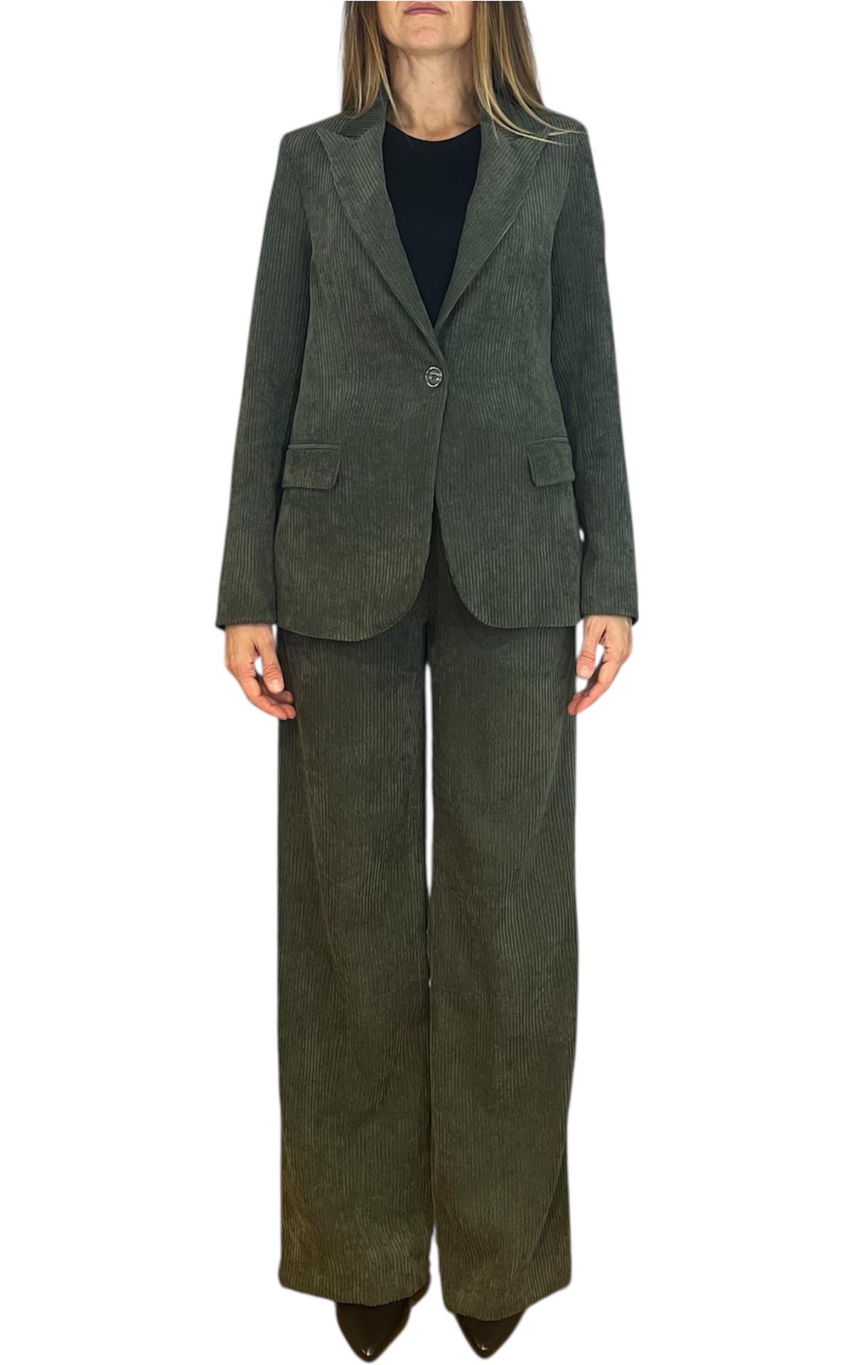 Susan Di - completo velluto rocciatore - verde