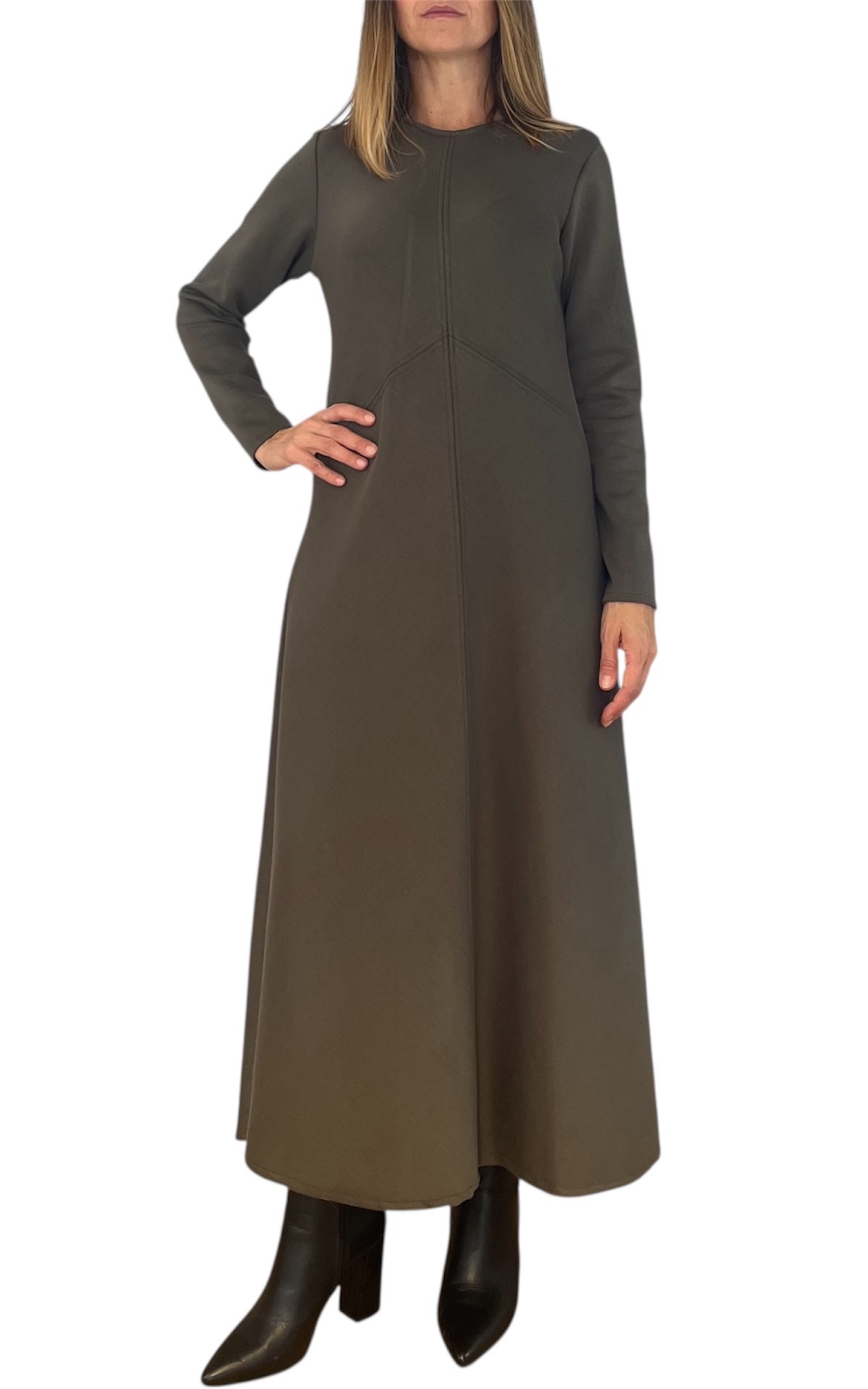 Off-On - Abito "EVA" - verde militare
