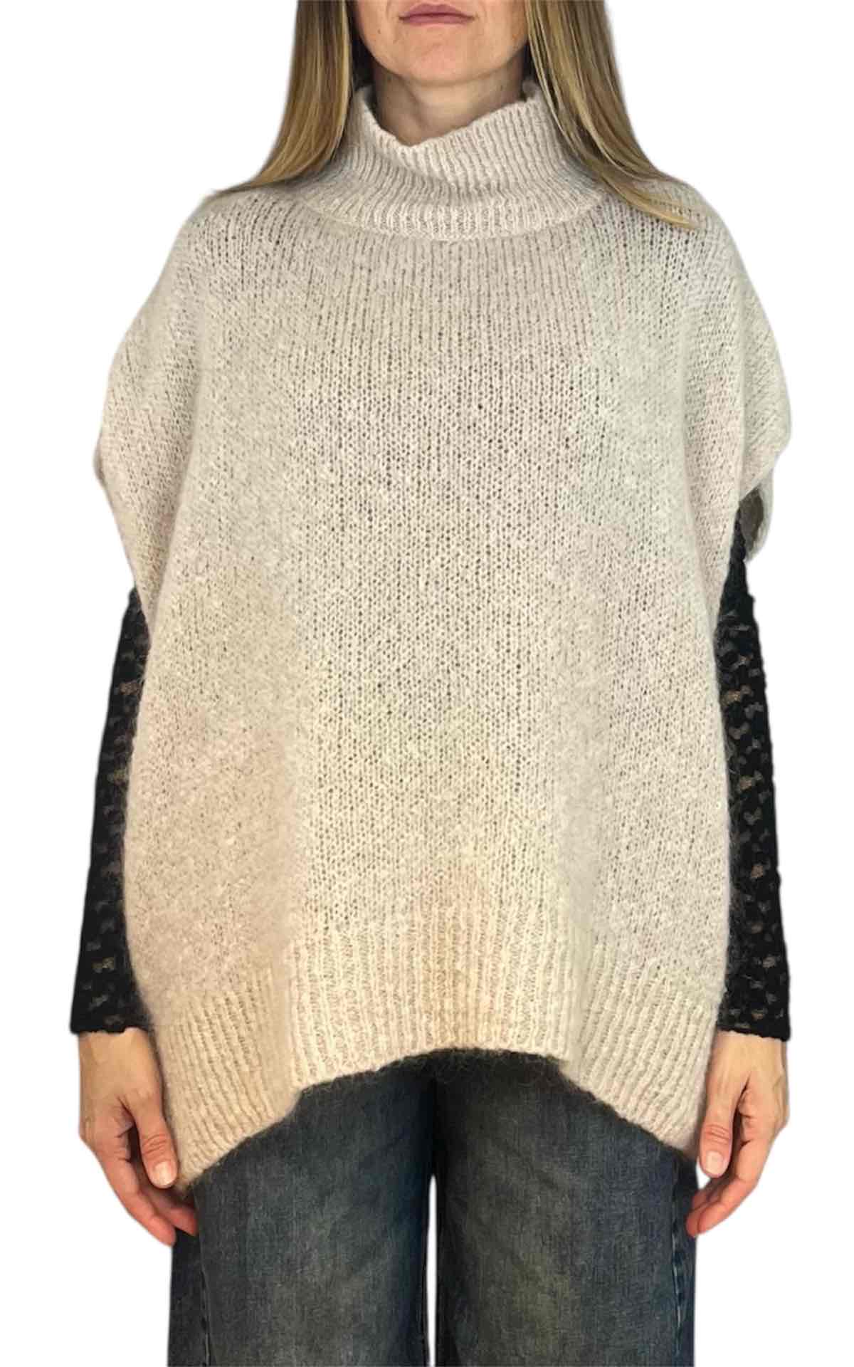 Off - On - Poncho mohair - burro