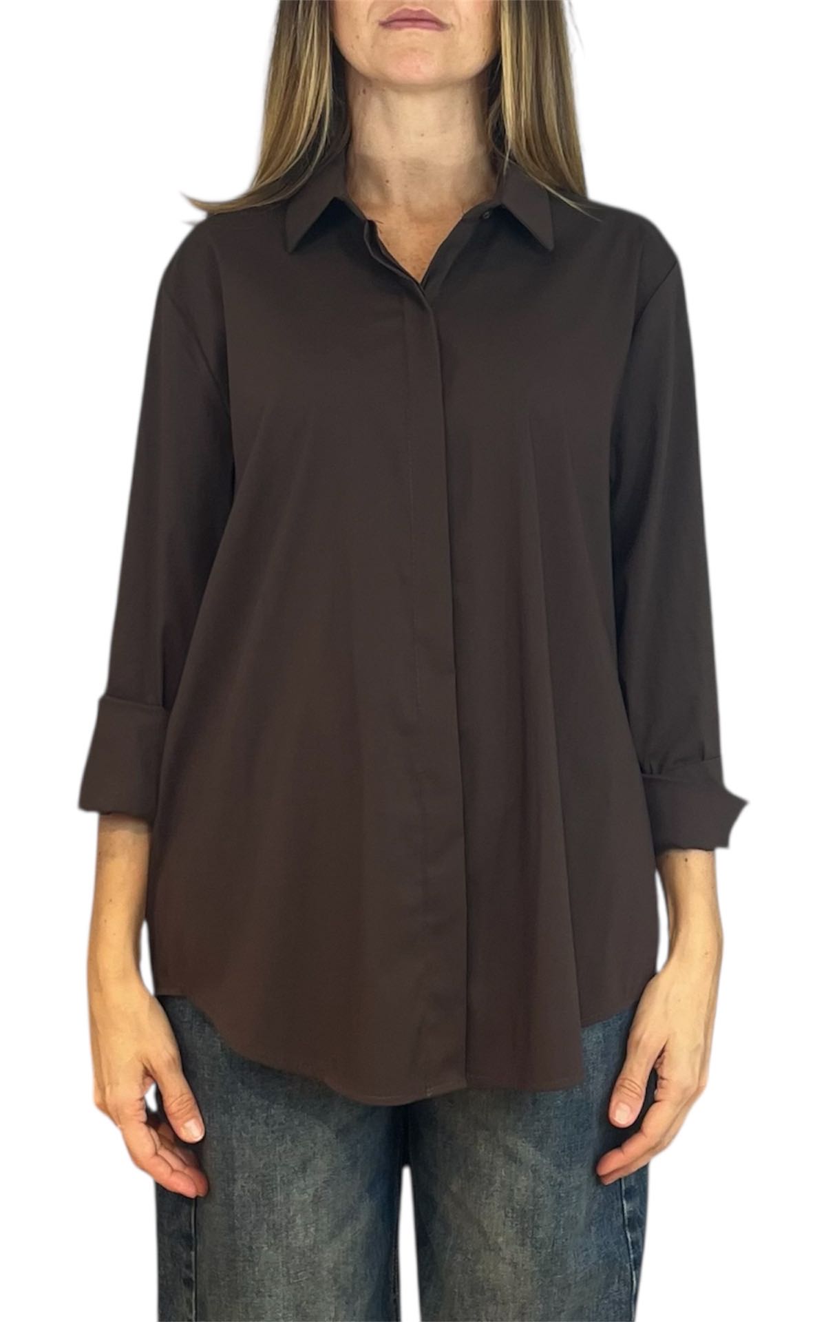 Off-On - Camicia over - moro