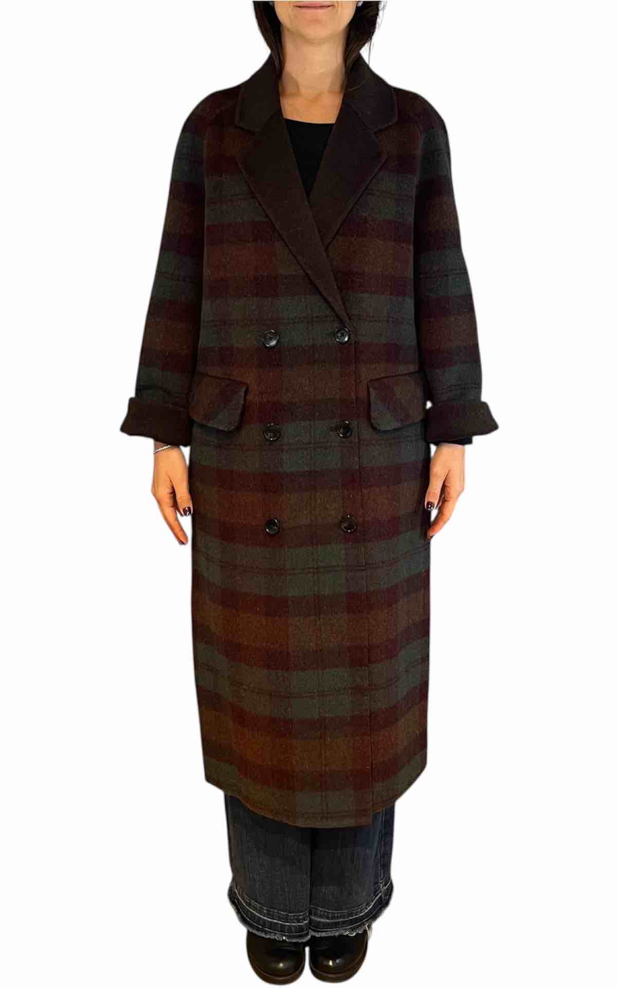 Wu'Side - Cappotto doppiopetto - moro