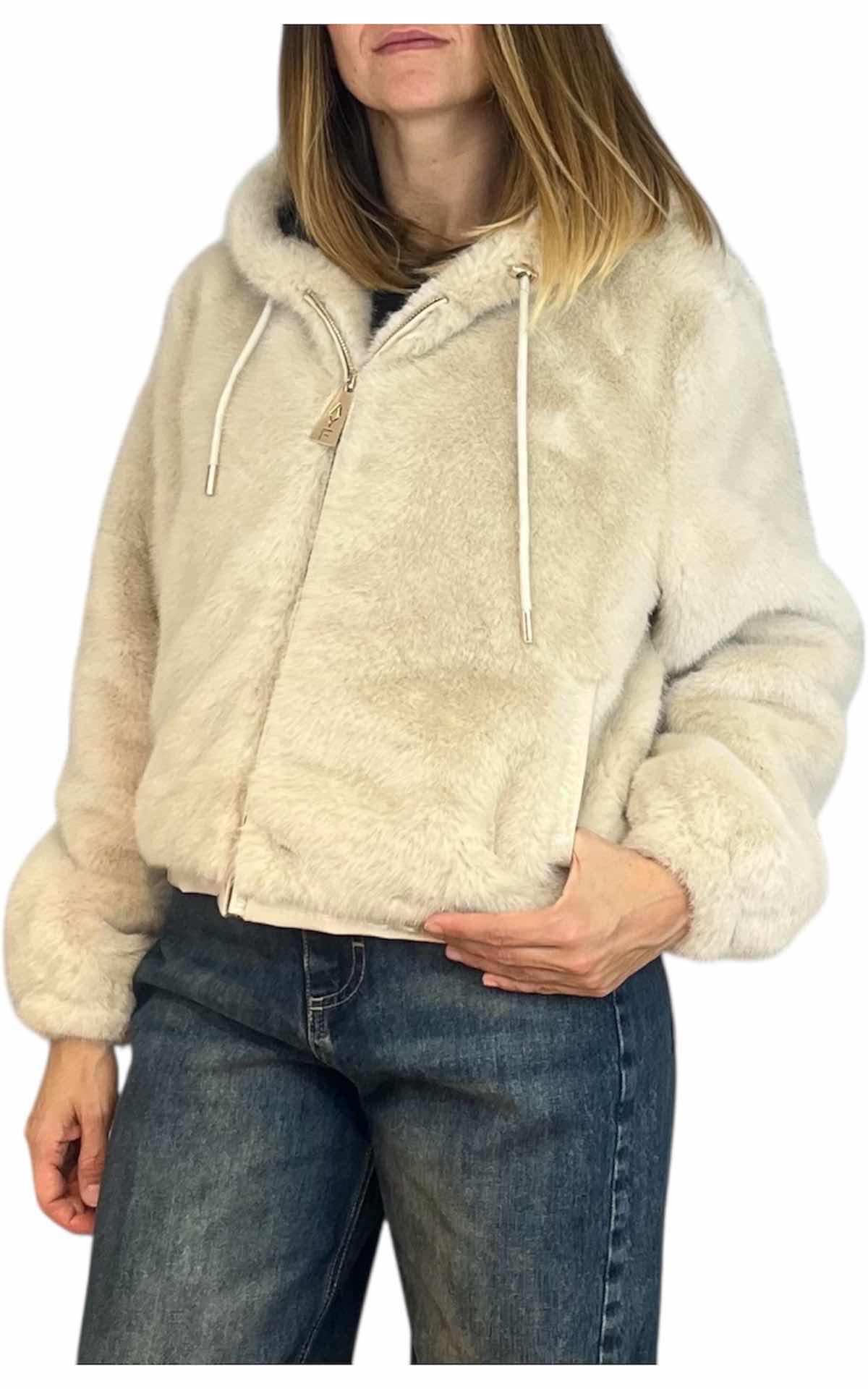 AYFËE - Eco pelliccia - burro