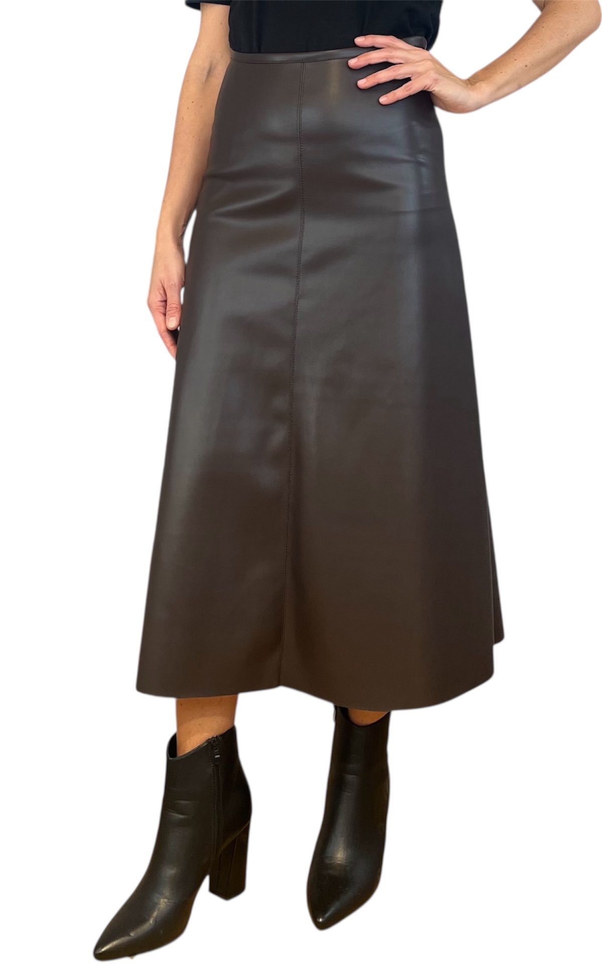 Off-On - Gonna ecopelle - moro