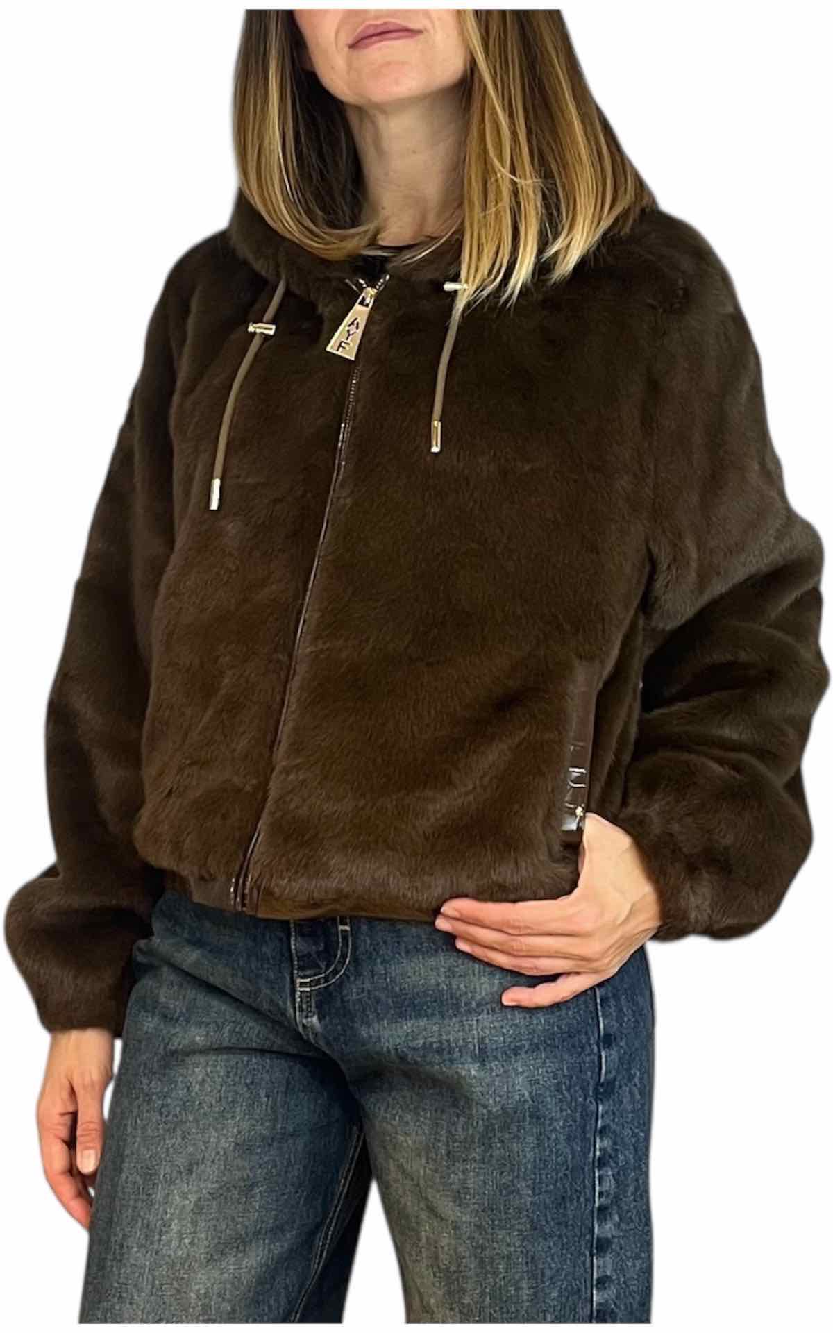 AYFËE - Eco pelliccia - moro