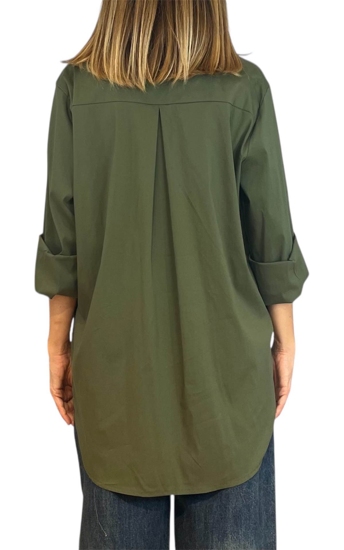 Off-On - Camicia over - verde